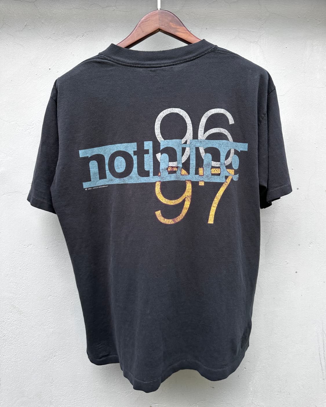 90s og 나인인치네일스 nothing 밴드티 상품이미지2
