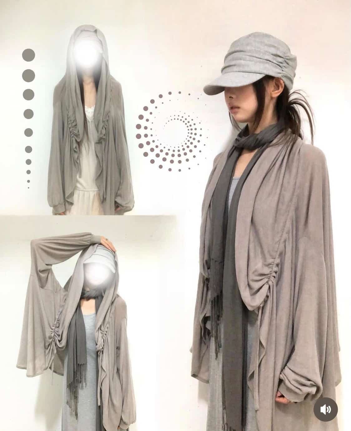 파우닝 큐빈티지 드레이프 가디건 아카이브 릭오웬스 상품이미지1
