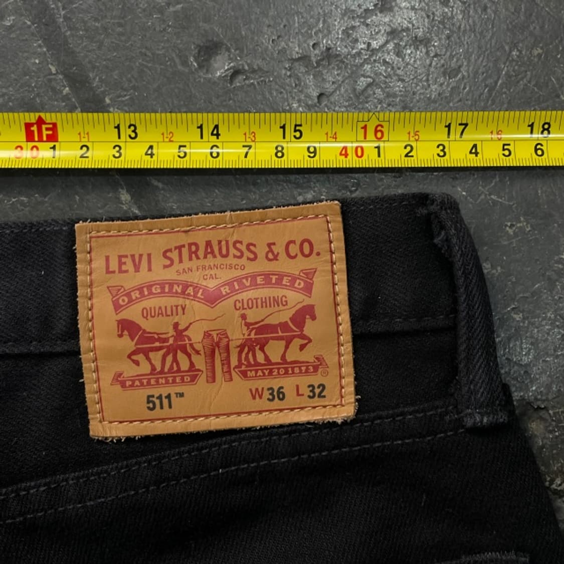 36 리바이스 511 블랙진 청바지 상품이미지9
