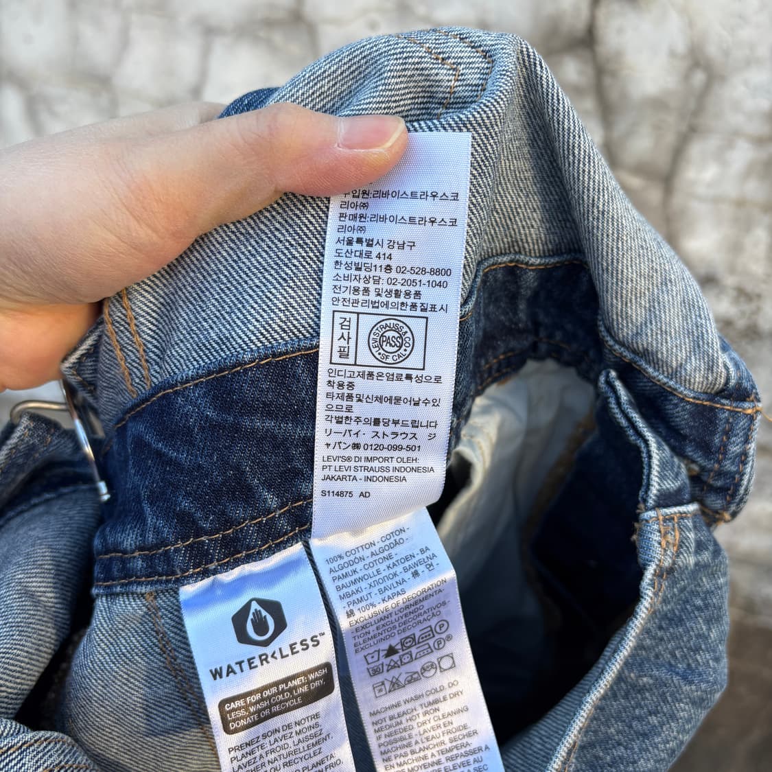 Levi’s 리바이스 데님 오버롤 멜빵 상품이미지8