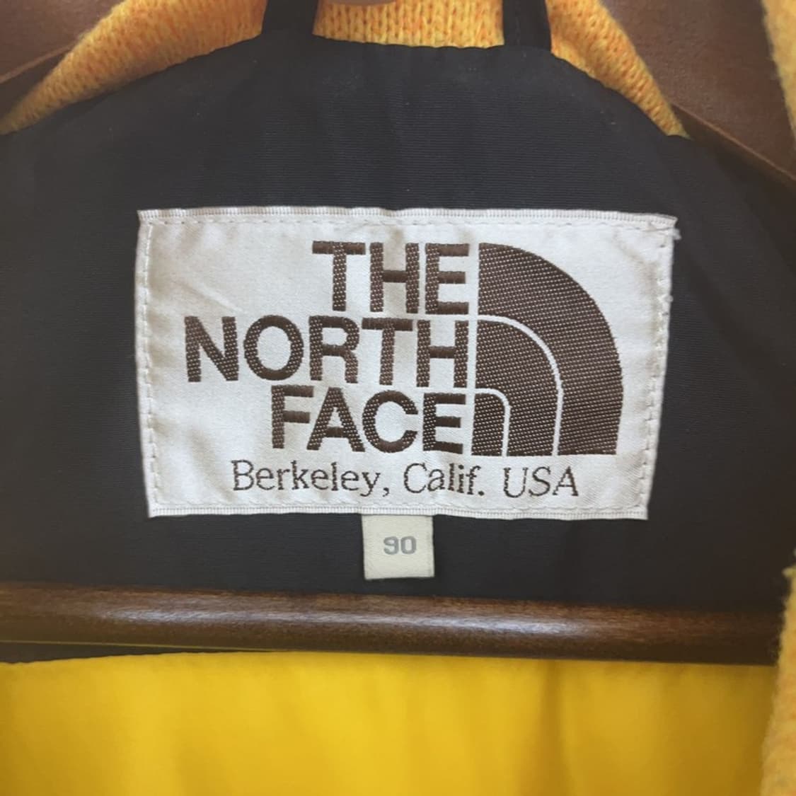 노스페이스 700 레트로 머스타드 거위털 패딩 조끼 90 C08502 상품이미지5