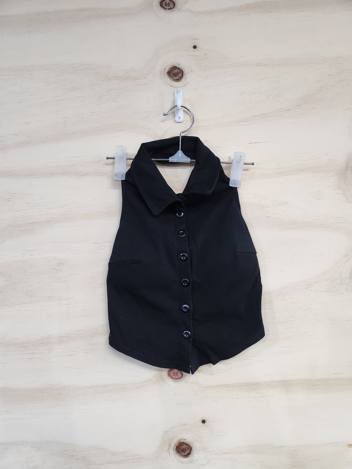 671) 홀터넥카라 민소매 티셔츠 상품이미지1