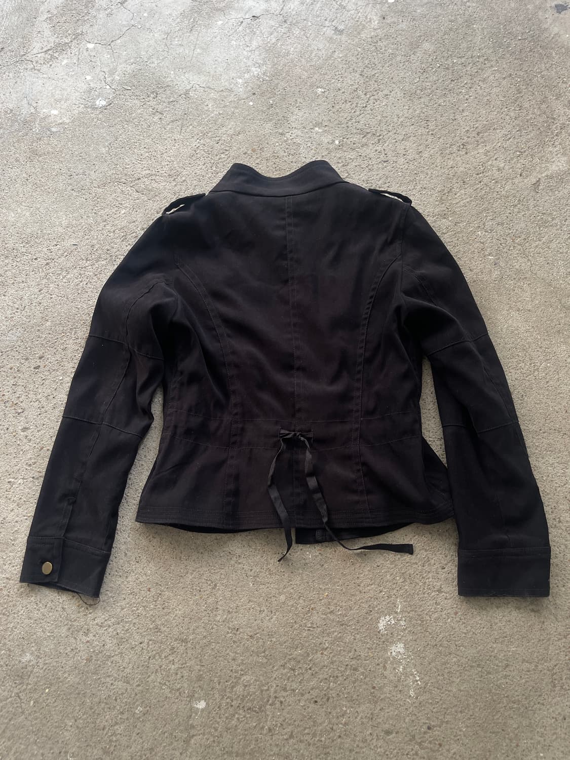 Miltery highneck button jacket 상품이미지7