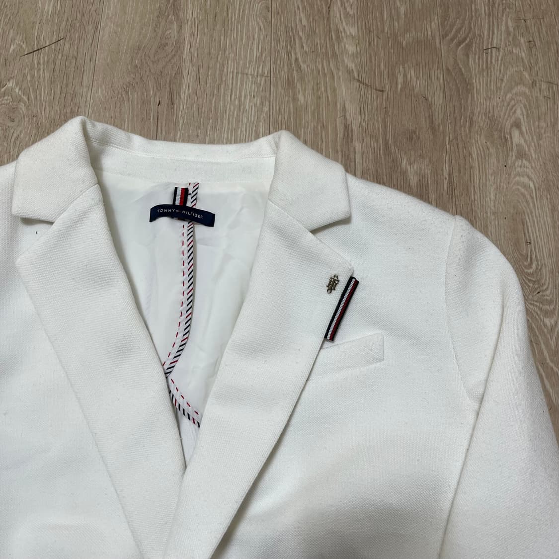 타미힐피거 Tommy Hilfiger 여성 화이트 블레이저 자켓 (6) 상품이미지2