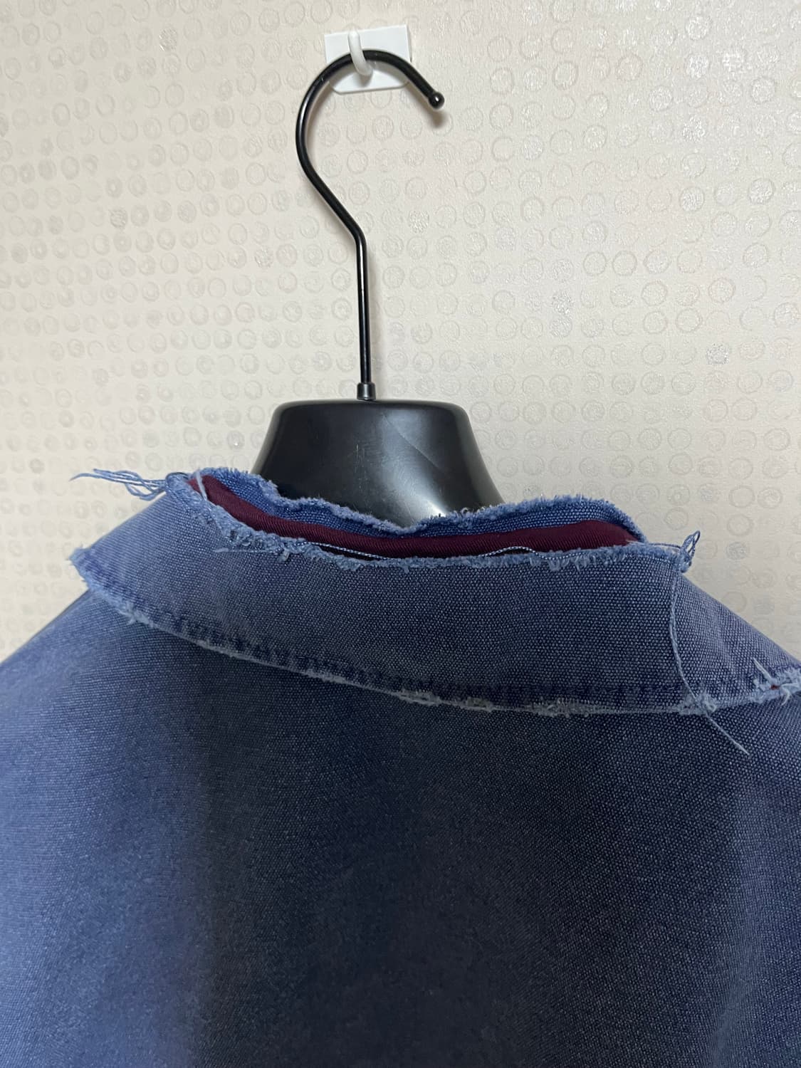 [L]llege 리지 워크자켓 블루 상품이미지5