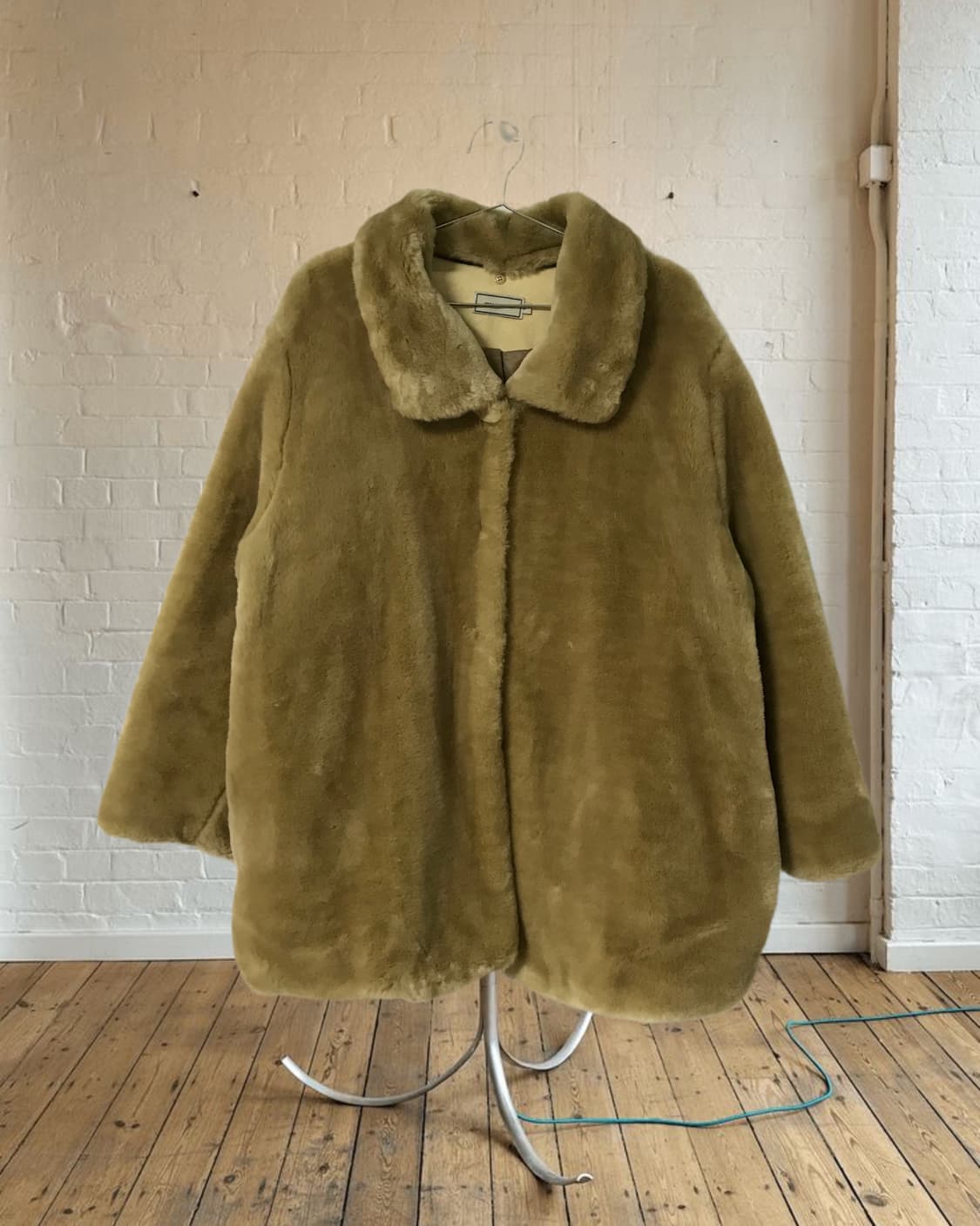 vintage beige fur jacket 상품이미지6