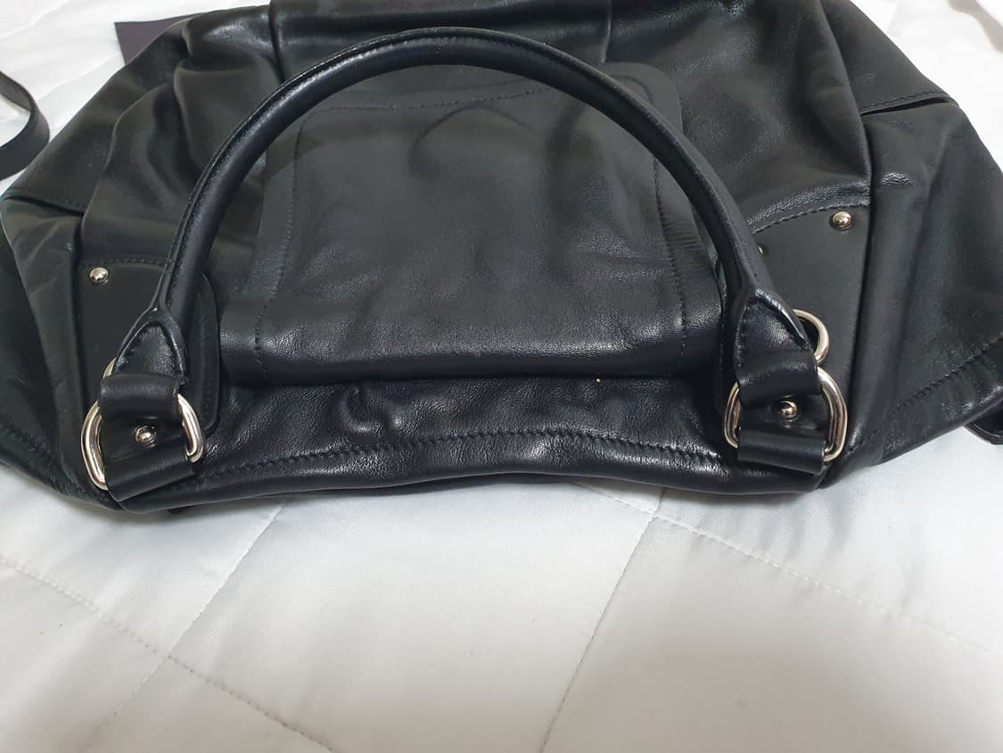 프라다(Prada) 소프트 카프 BN1628 블랙 토트백 상품이미지5