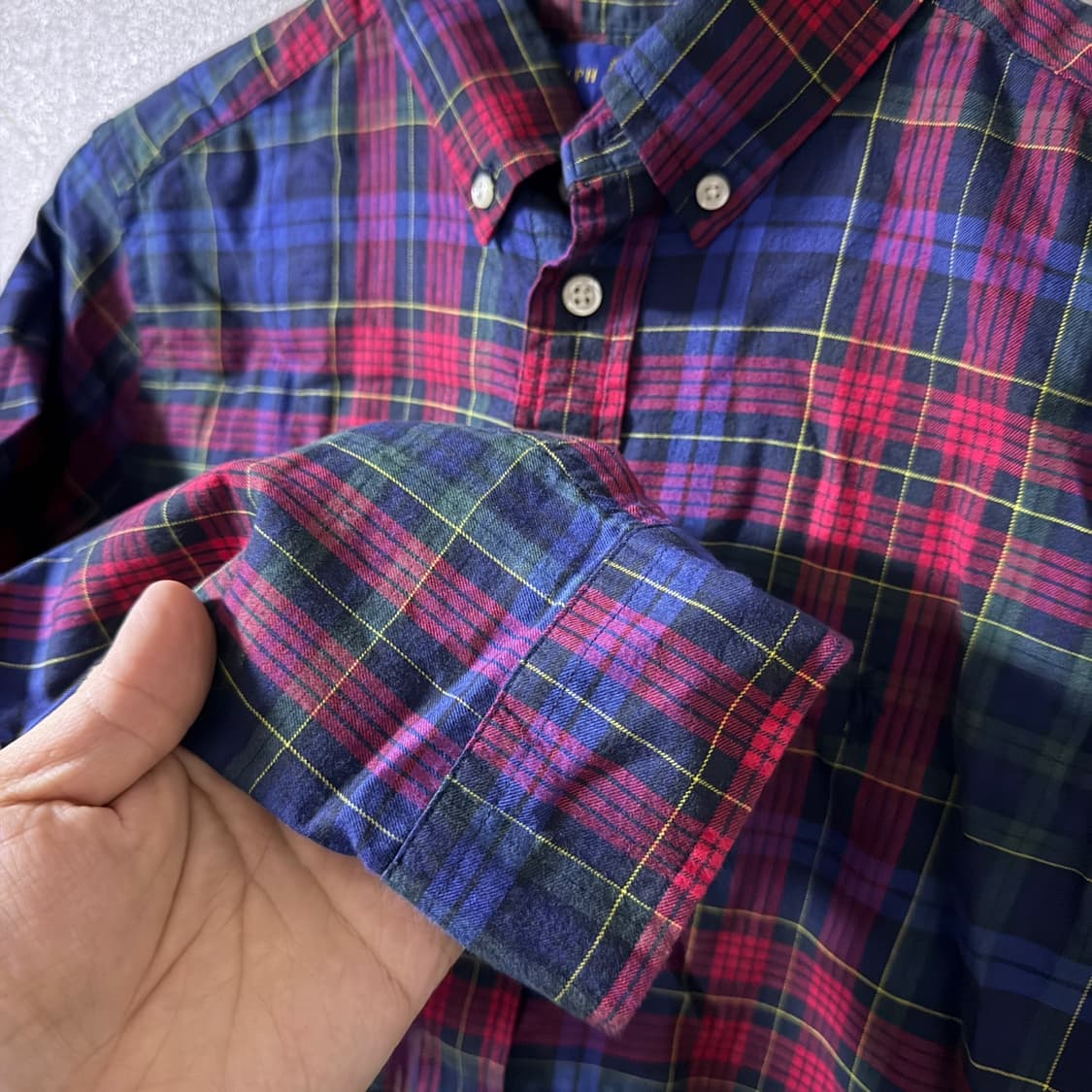 폴로 랄프로렌 크리스마스 패턴 셔츠 보이즈 XL (66-77) 상품이미지3