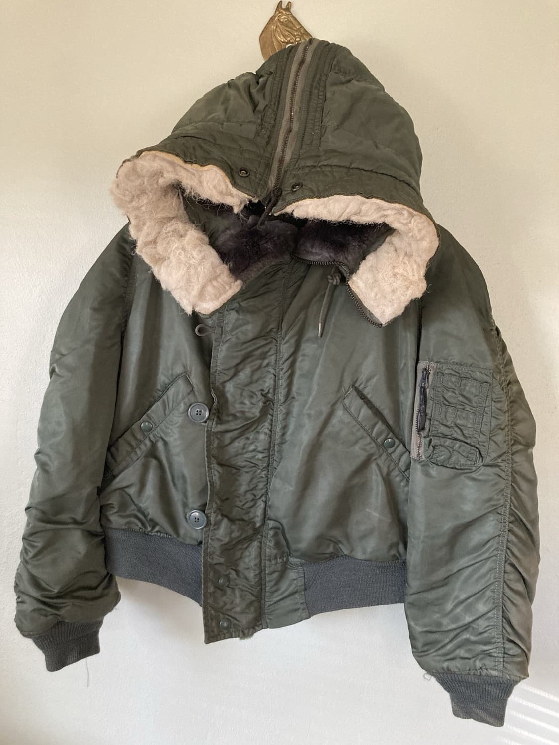 80s 알파 인더스트리 N-2B 플라이트 자켓 상품이미지1