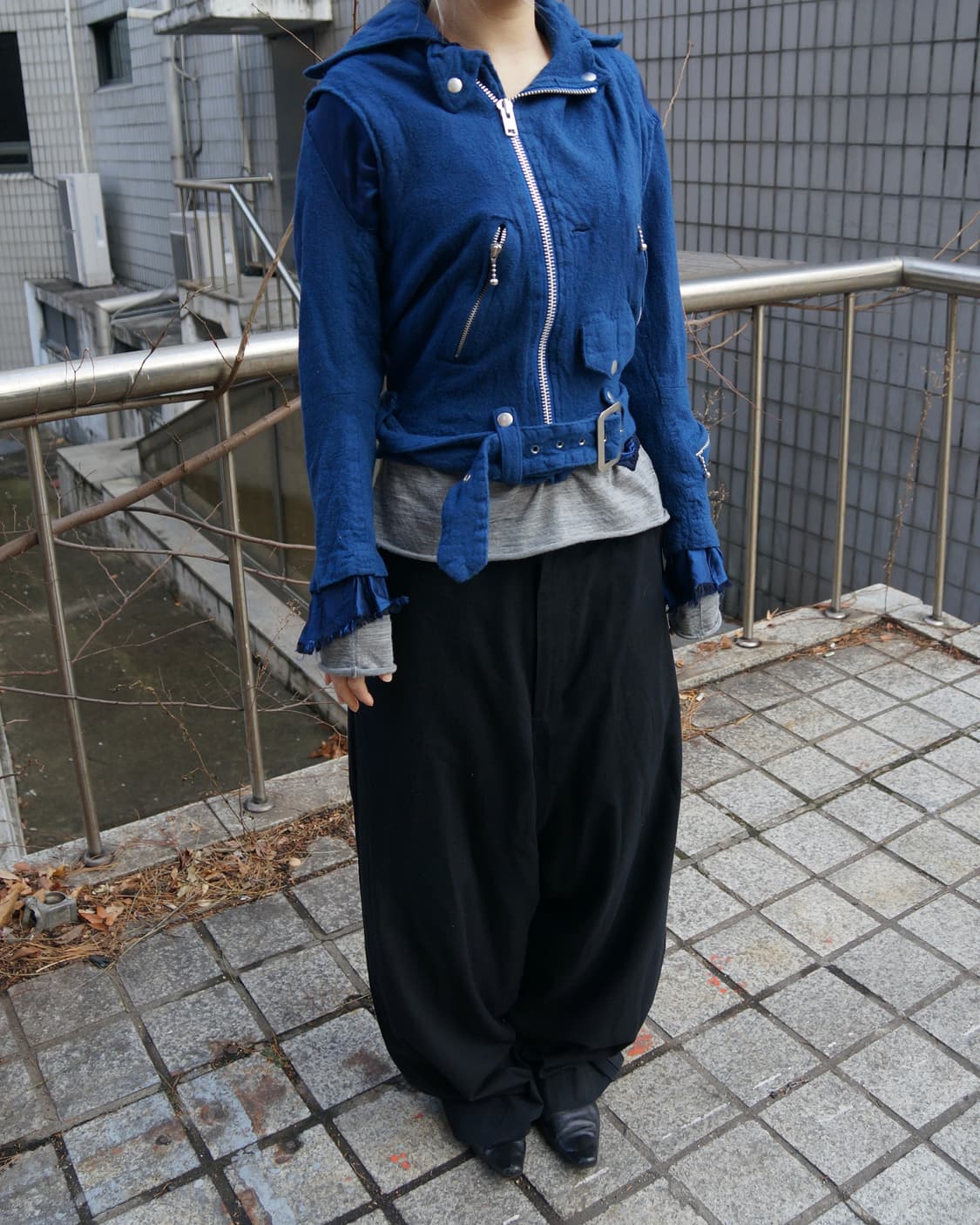 준야 와타나베 꼼데가르송 07aw 축융 라이더 자켓 상품이미지6