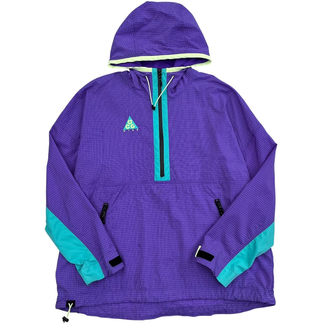 나이키 ACG 로고 퍼플 후드 바람막이 XL 상품이미지3