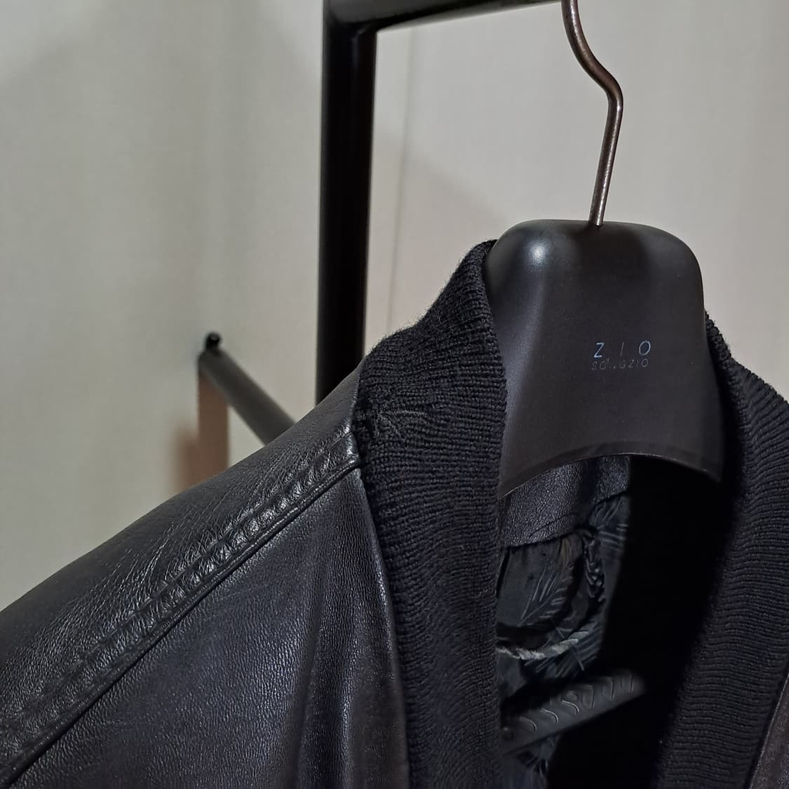 (택포) 메드 인 스페인 양가죽 빈티지 브이넥 자켓 105-110 B59 상품이미지4