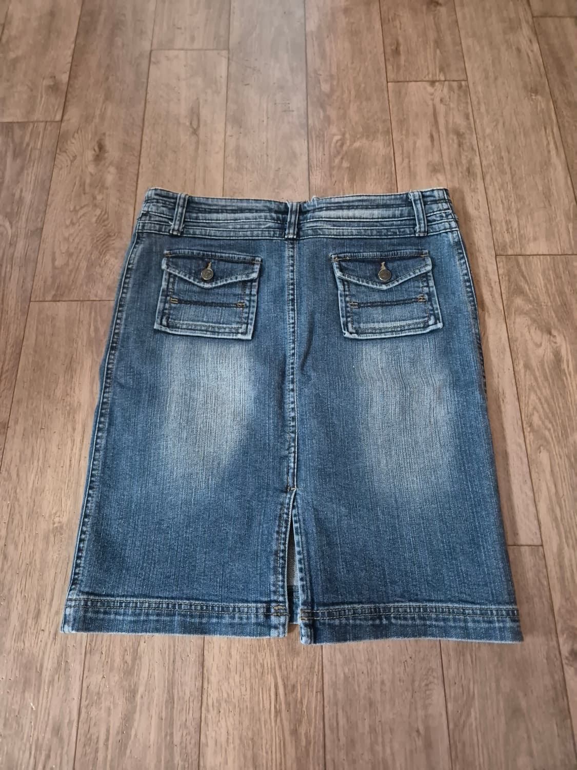 톰보이 빈티지 데님 스커트 상품이미지3