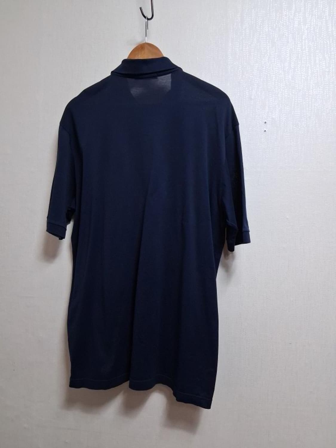 BALLY 발리 남성 반팔 카라티 네이비 실켓 곰보바닥 105 상품이미지2