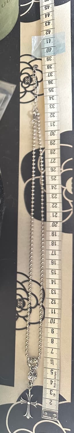 크롬스타일크로스 볼 목걸이 남여공용남여공용 상품이미지5