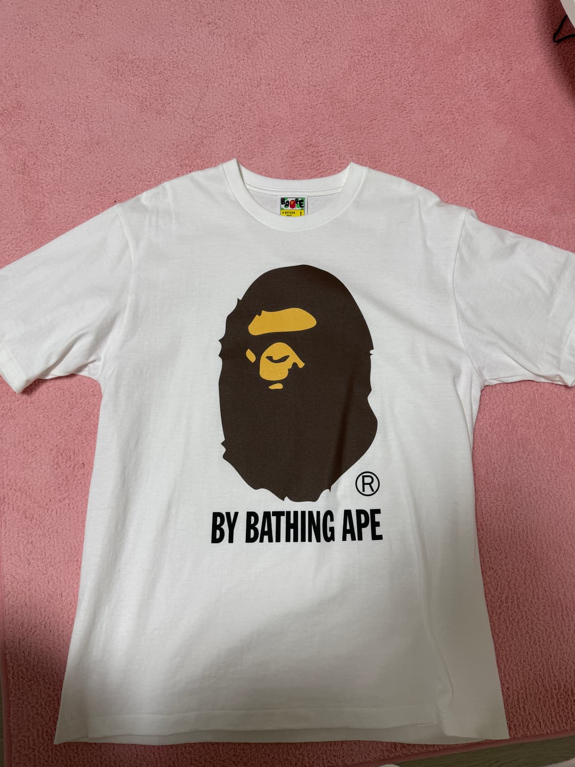베이프 바이 베이싱 에이프 티셔츠 화이트 상품이미지2