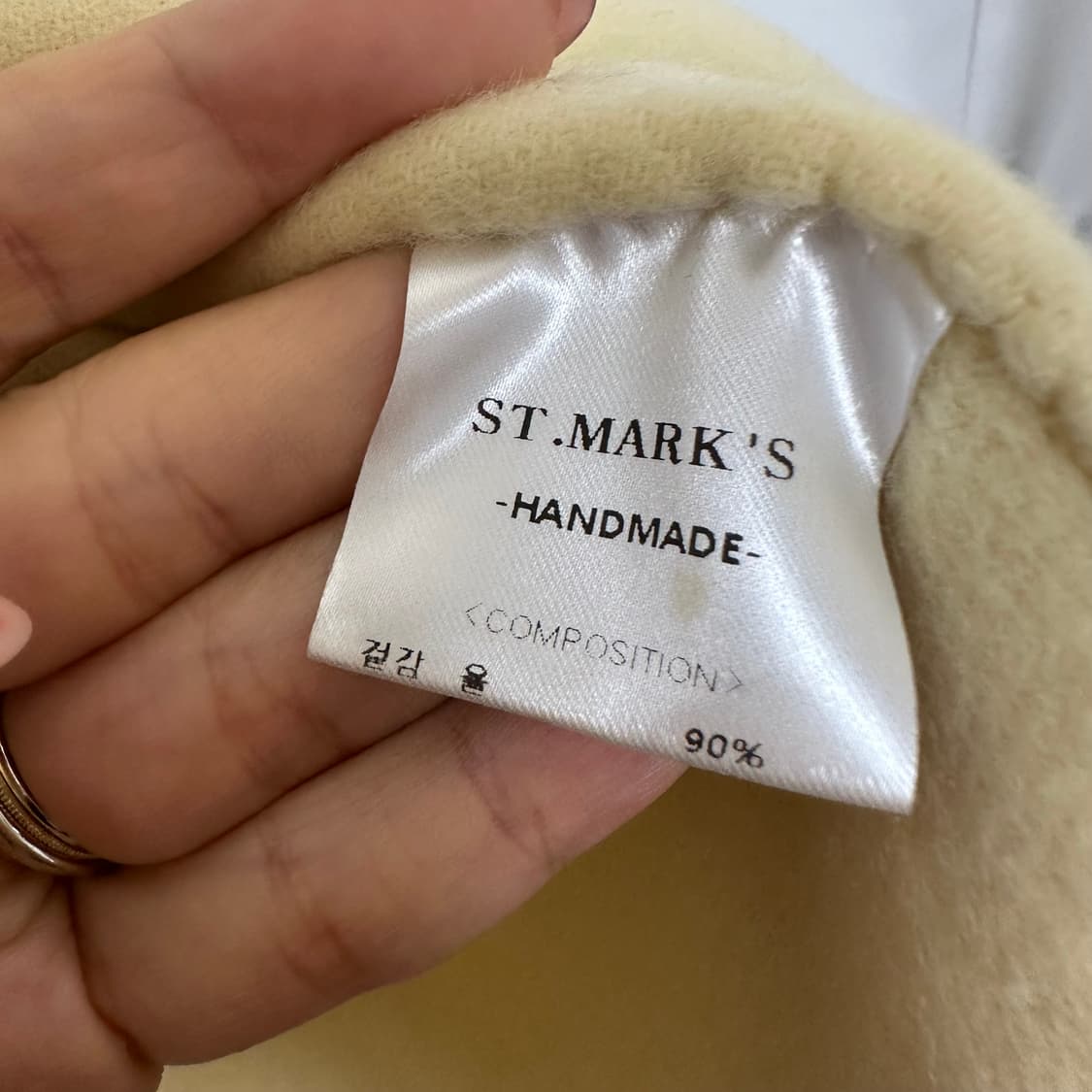 ST.MARKS 여성 원버튼 울자켓 핸드메이드 FREE 상품이미지9