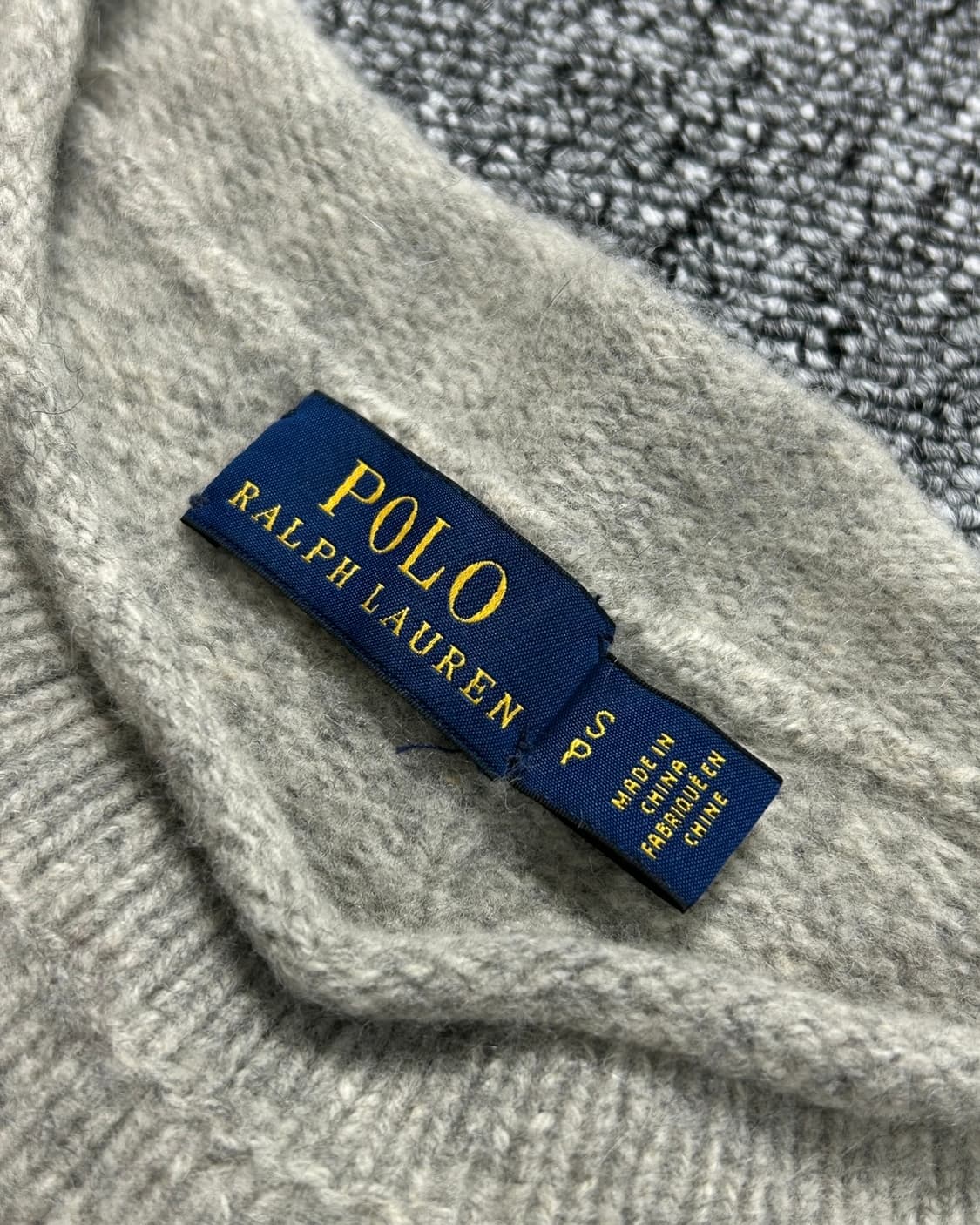 폴로 랄프로렌 꽈베기 케이블 베이지 니트  상품이미지7