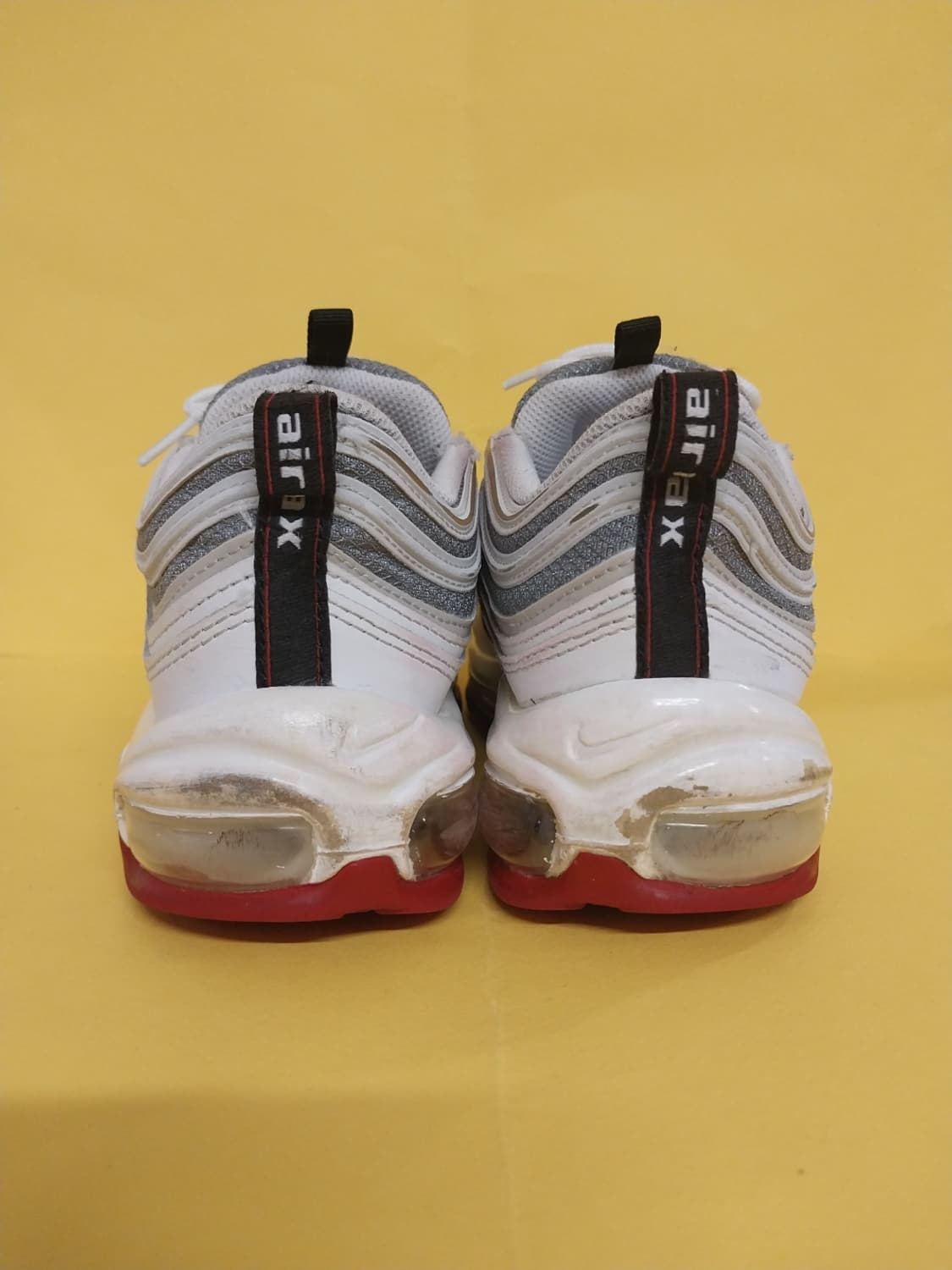 남성 나이키 에어맥스 97 화이트실버 운동화 (250) 상품이미지4