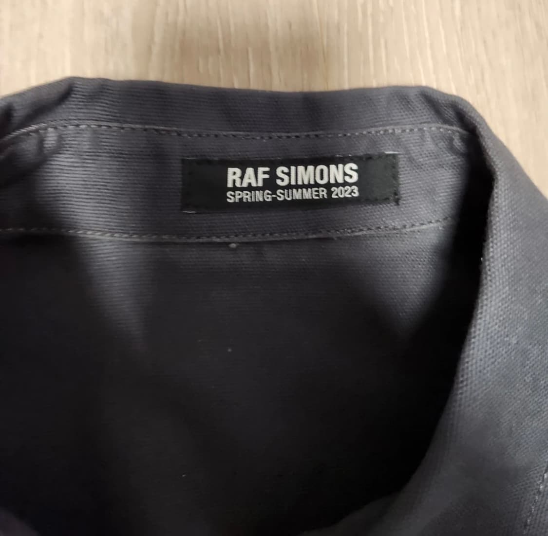 라프시몬스 데님셔츠 23ss M 상품이미지3