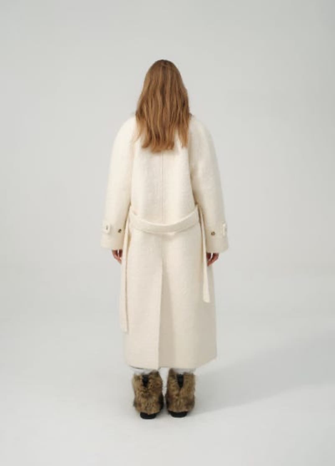 더바넷 스노우 발마칸 코트 Snow White Belted Balmaca 상품이미지2