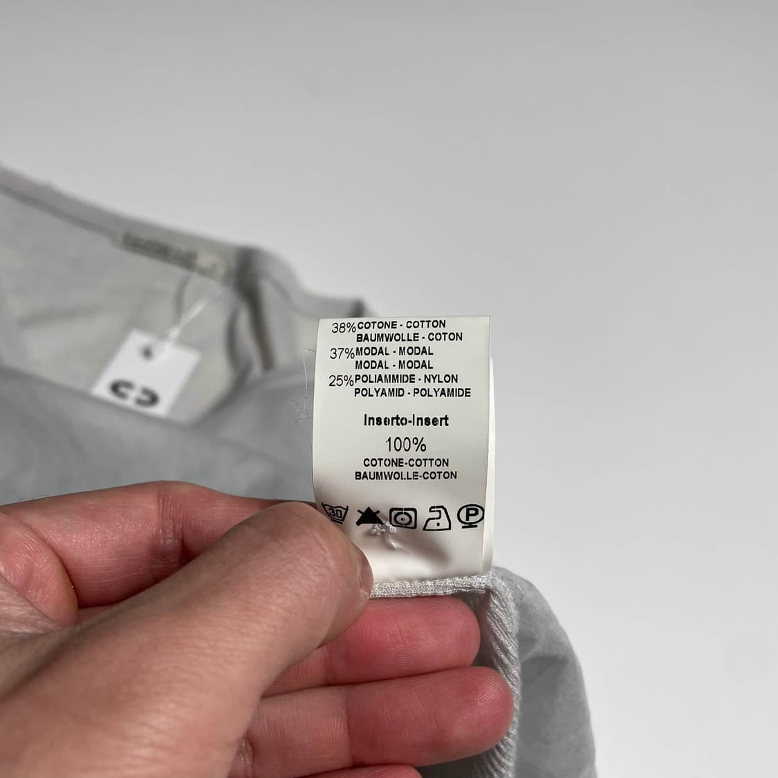 Transit 패브릭 레이어드 그레이 가디건 ( italy)   상품이미지8