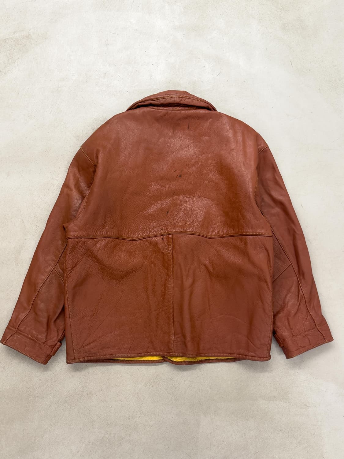 빈티지 레더 헌팅 자켓 상품이미지7