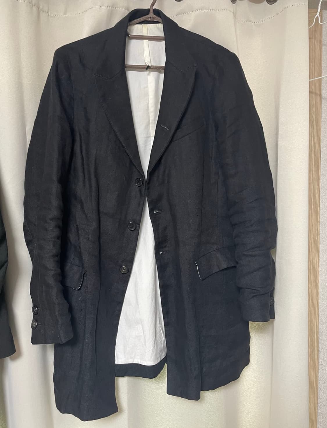 [46] 버그파벨 4버튼 롱 블레이저 상품이미지2