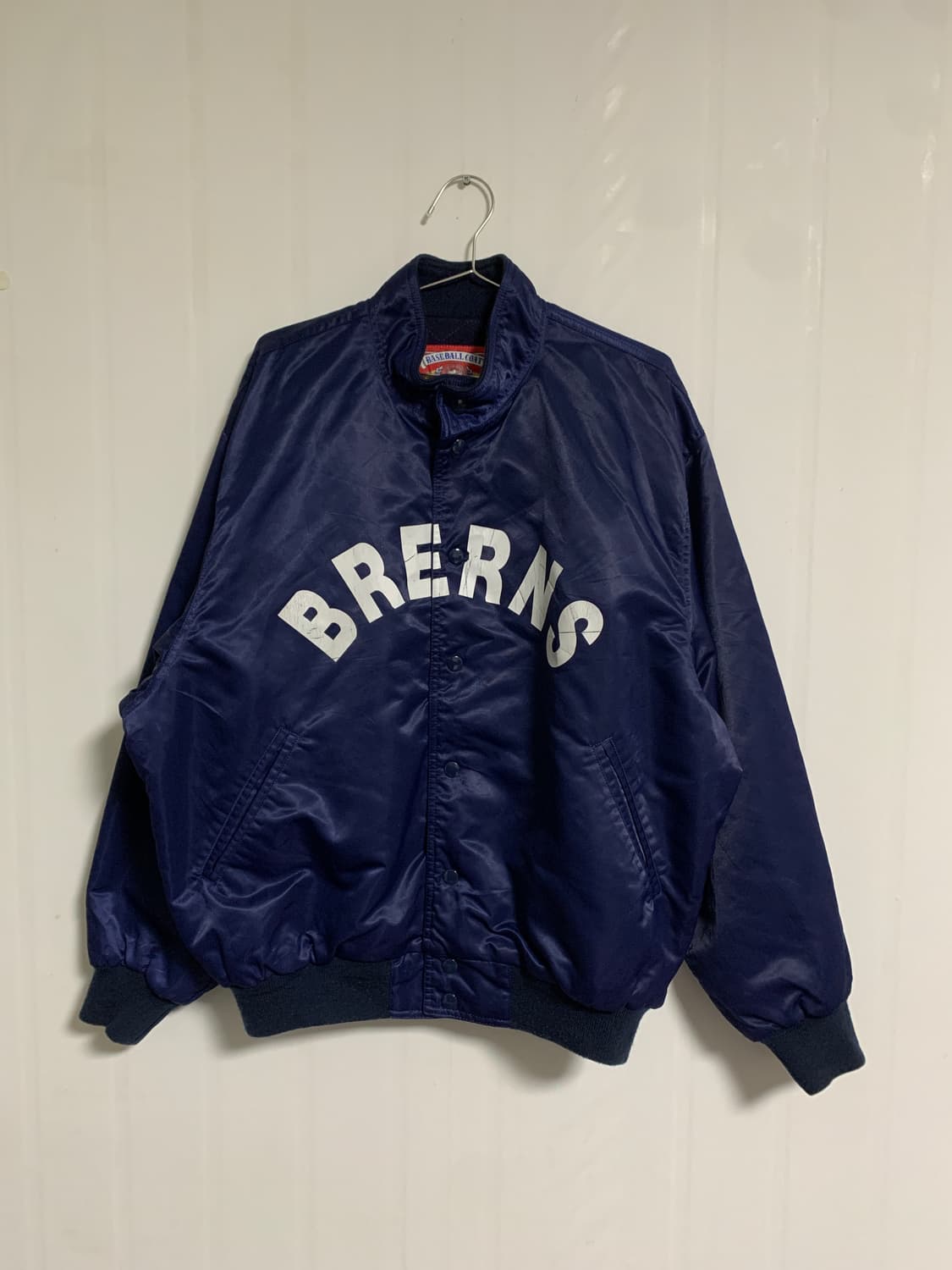 빈티지 BASEBALL COAT 새틴 베이스볼 점퍼 상품이미지1