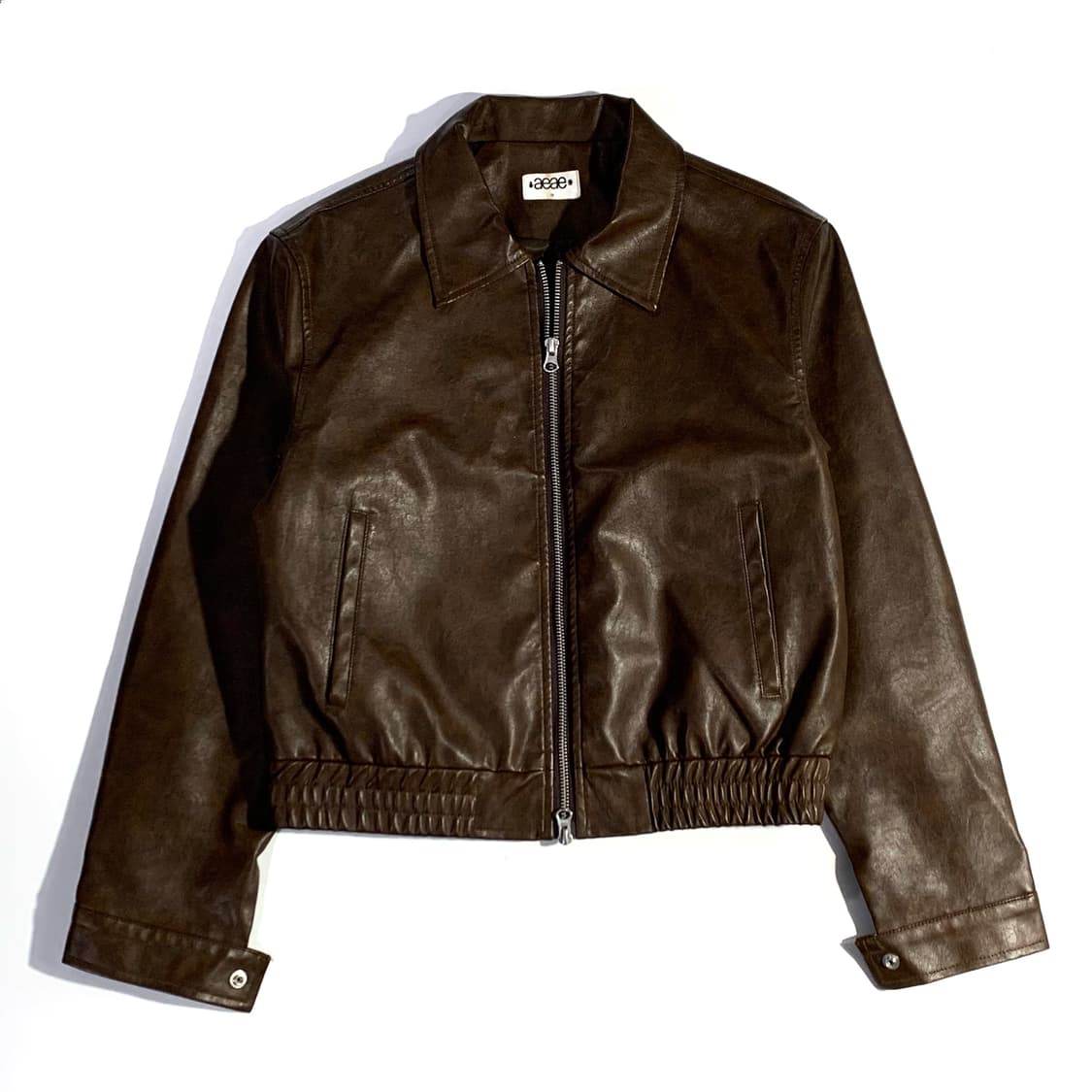Aeae 페이크 레더 가죽 자켓  상품이미지1
