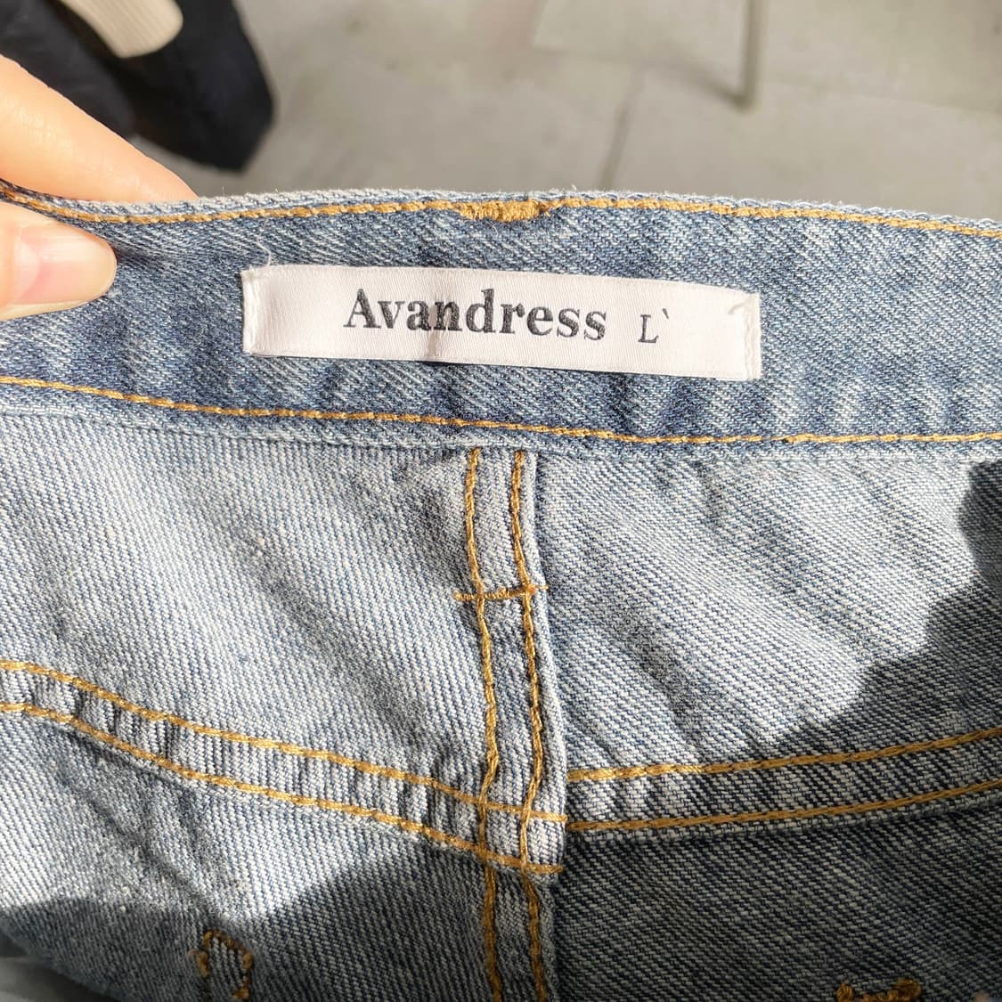 D1 어반드레스 청 카고 반바지 쇼츠 데님 팬츠 31사이즈 상품이미지4