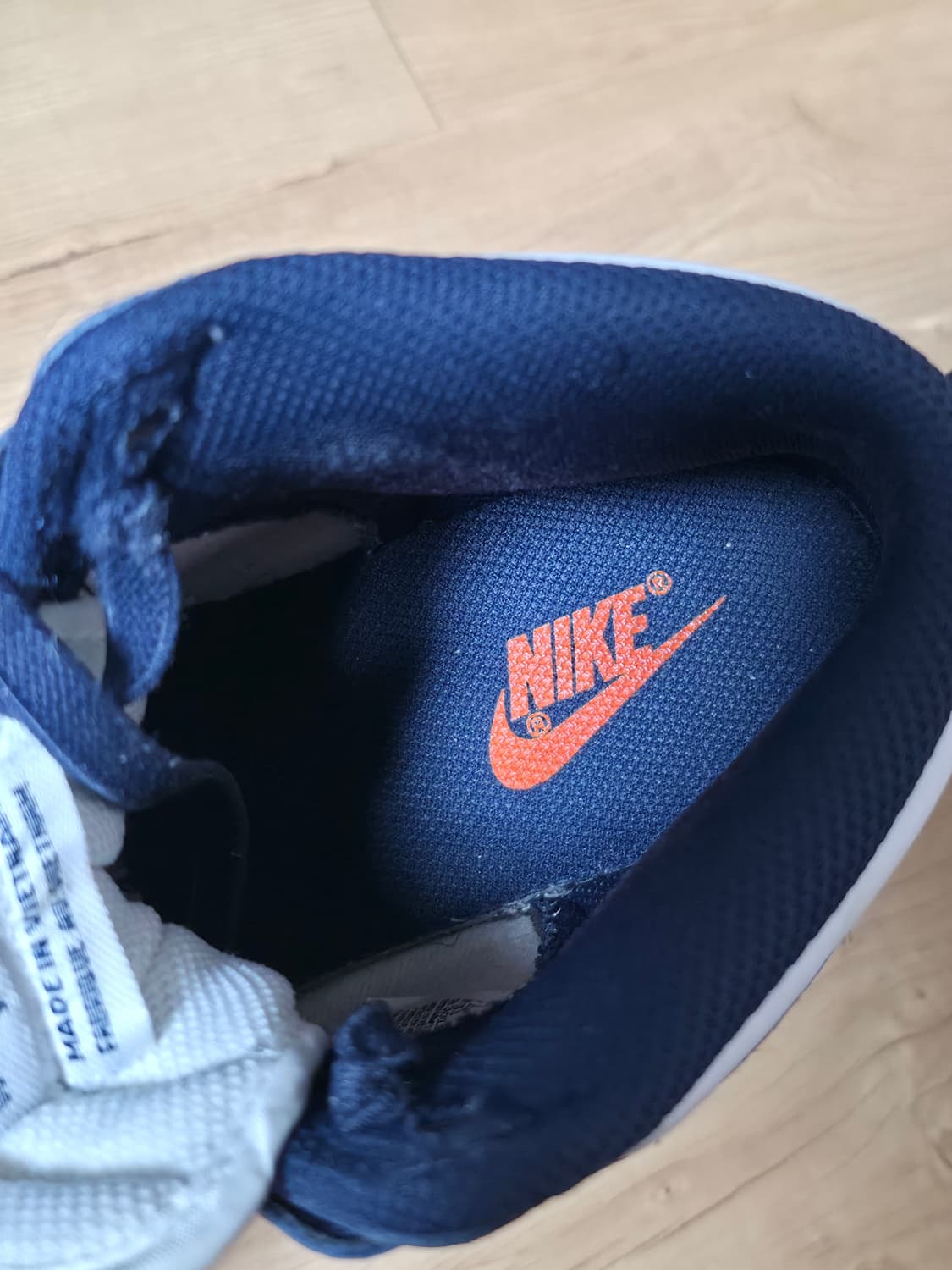 나이키 덩크 하이 레트로 챔피언쉽 네이비 260사이즈 상품이미지6