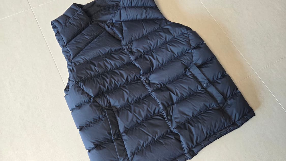알레그리  울트라 라이트 구스 다운 베스트 조끼 패딩 상품이미지3