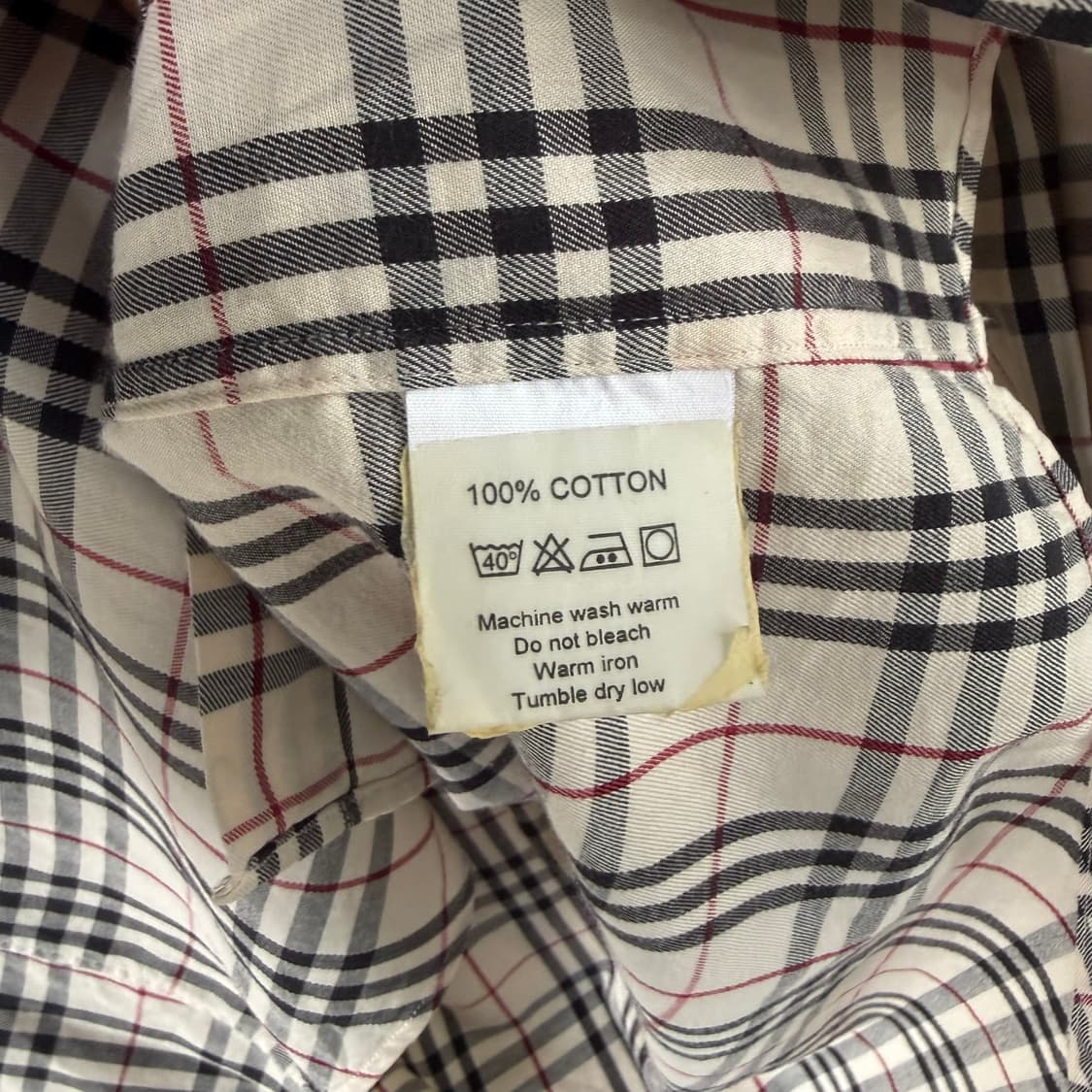 버버리 체크 셔츠 상품이미지6
