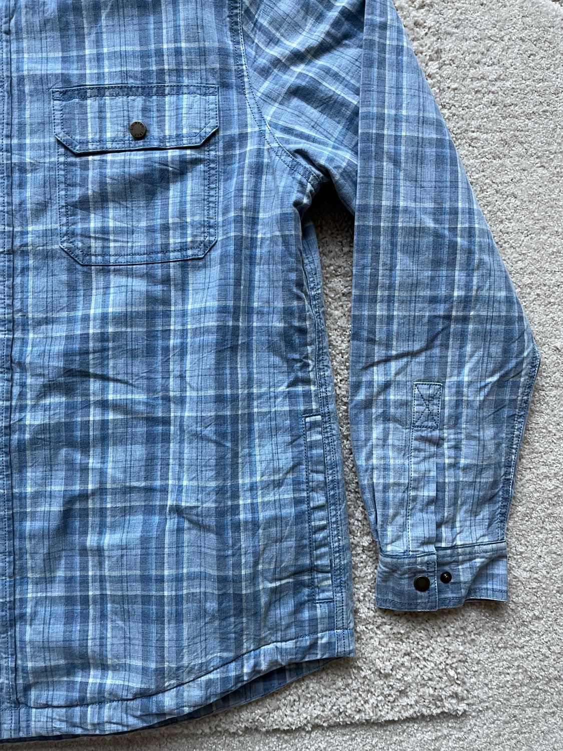 엘엘빈 플리스 체크 셔츠 (103-105) 상품이미지4