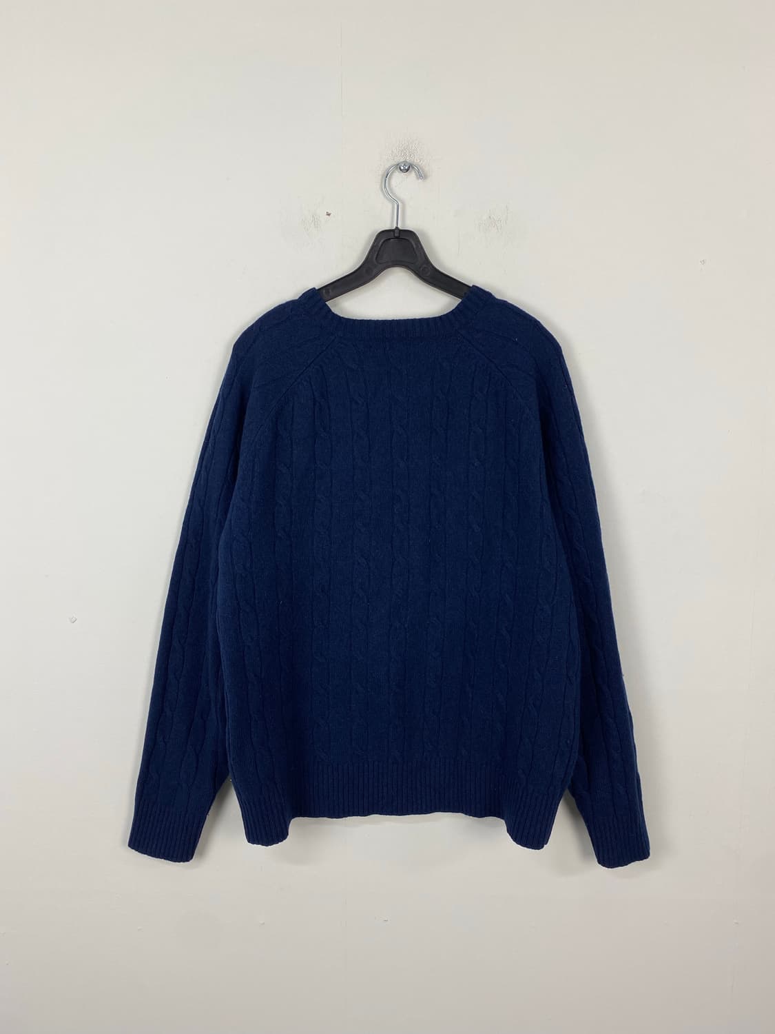 브룩스 브라더스 네이비 케이블 니트 꽈배기 L <463> 상품이미지2