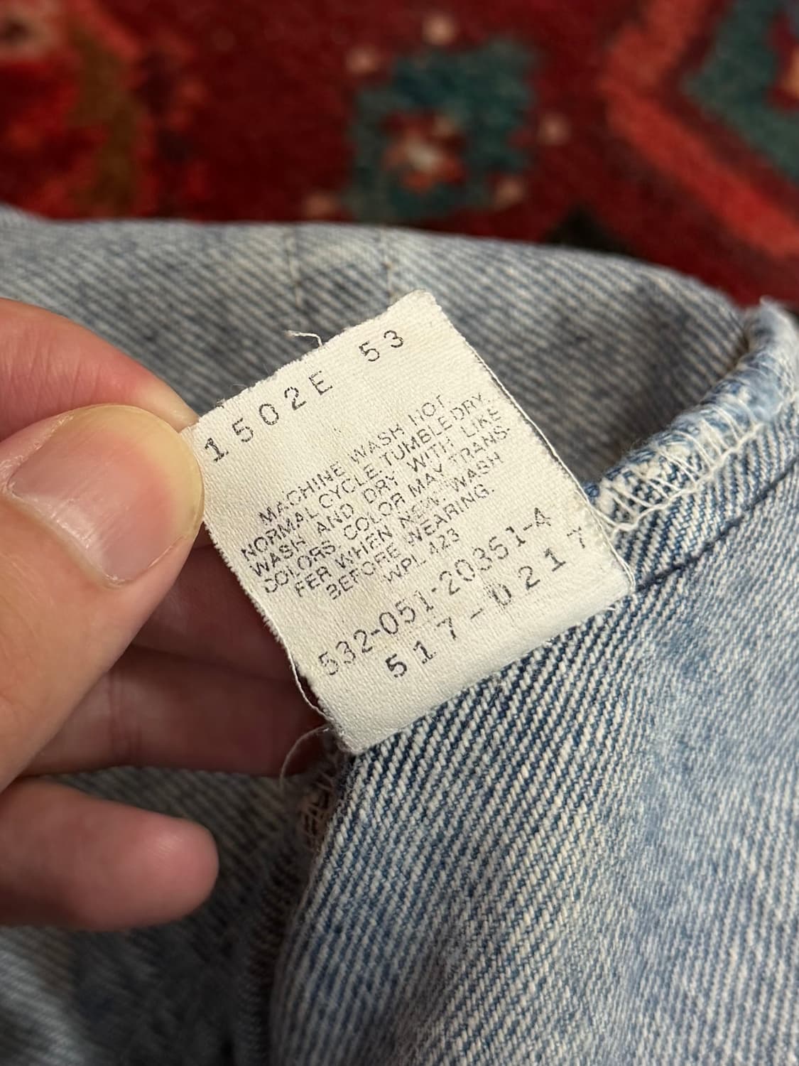 90's USA Made 빈티지 리바이스 517 오렌지탭 부츠컷 상품이미지10