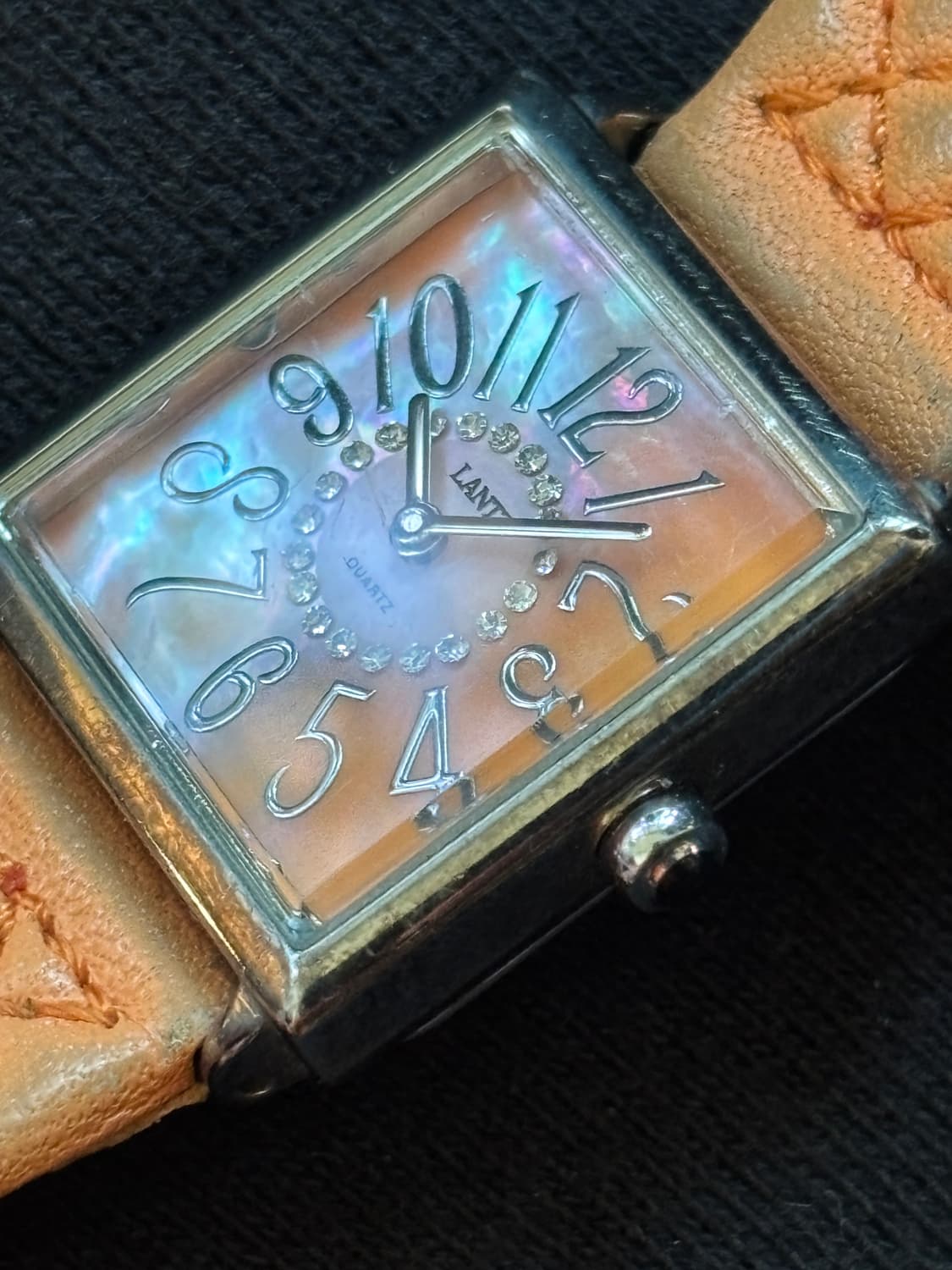 vintage Lantz quartz leather watch 상품이미지9