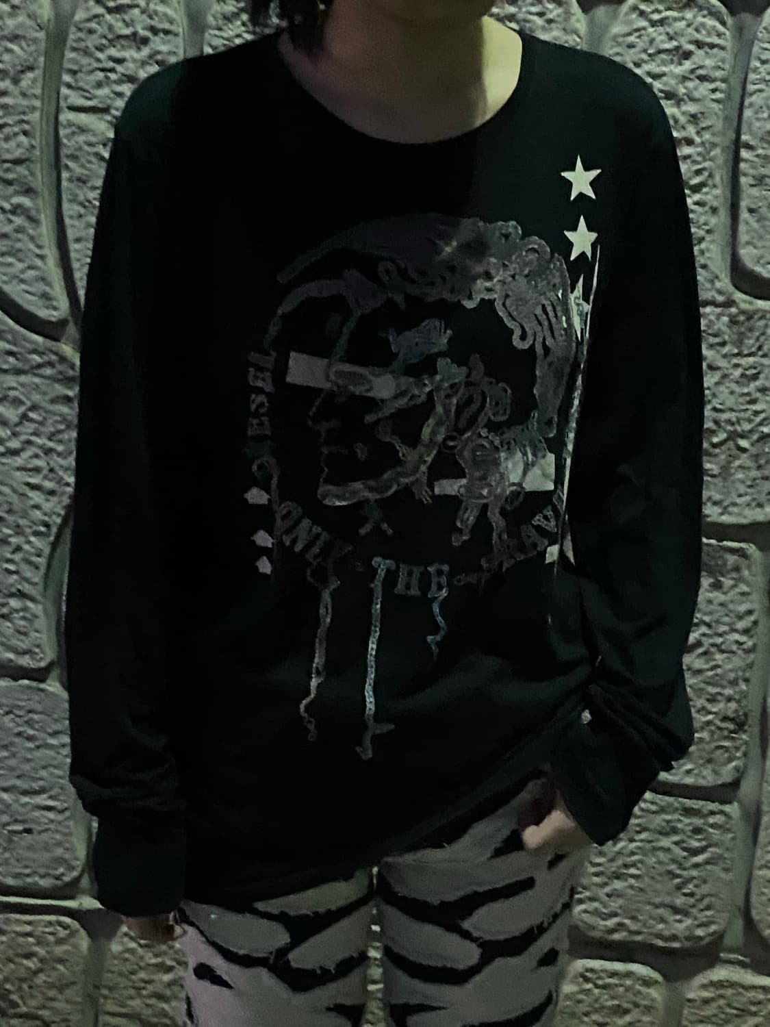 Diesel Indian head Longsleeve Black M 상품이미지3