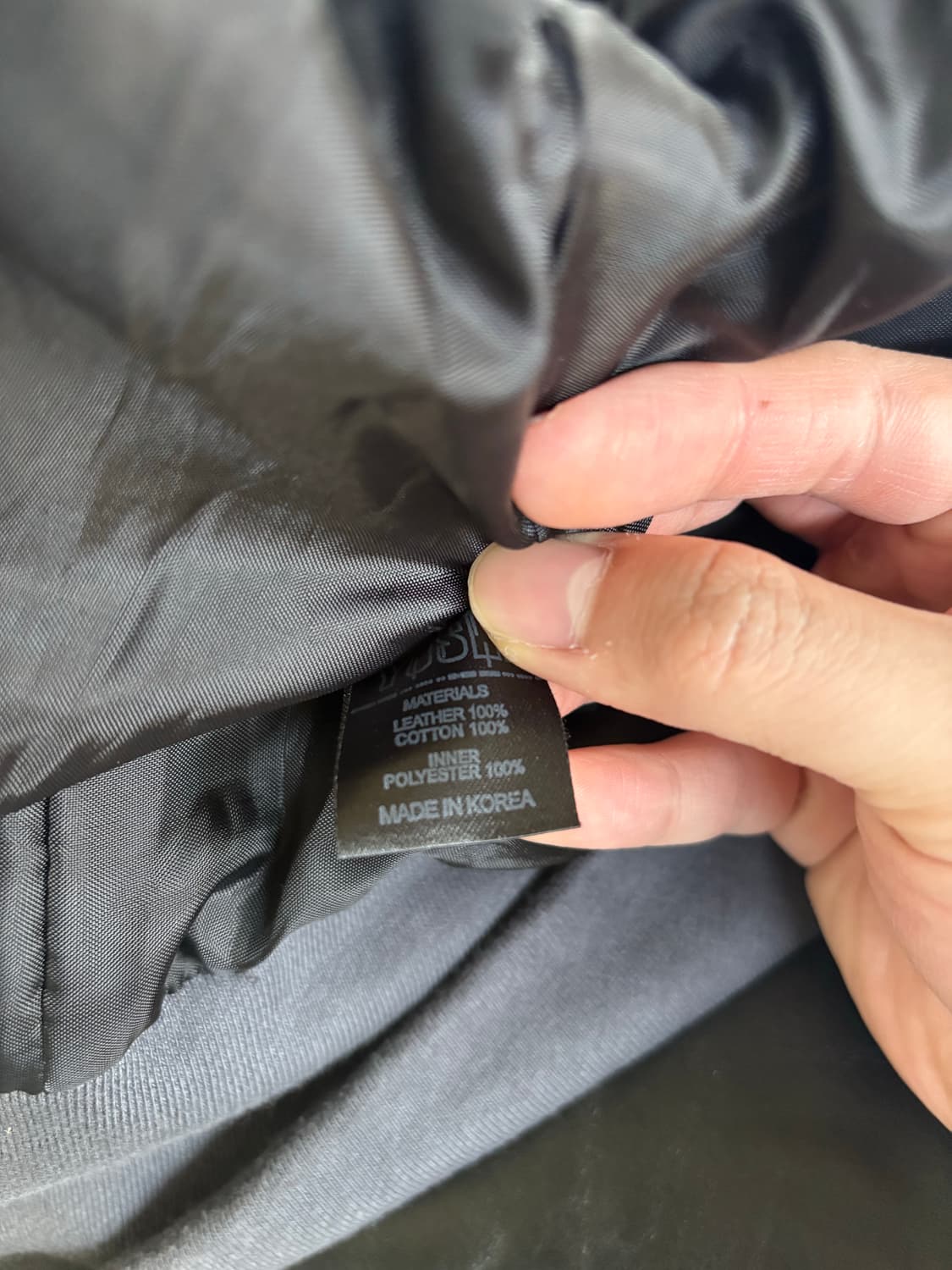 빈티지 리얼 레더 암 후드티 상품이미지6