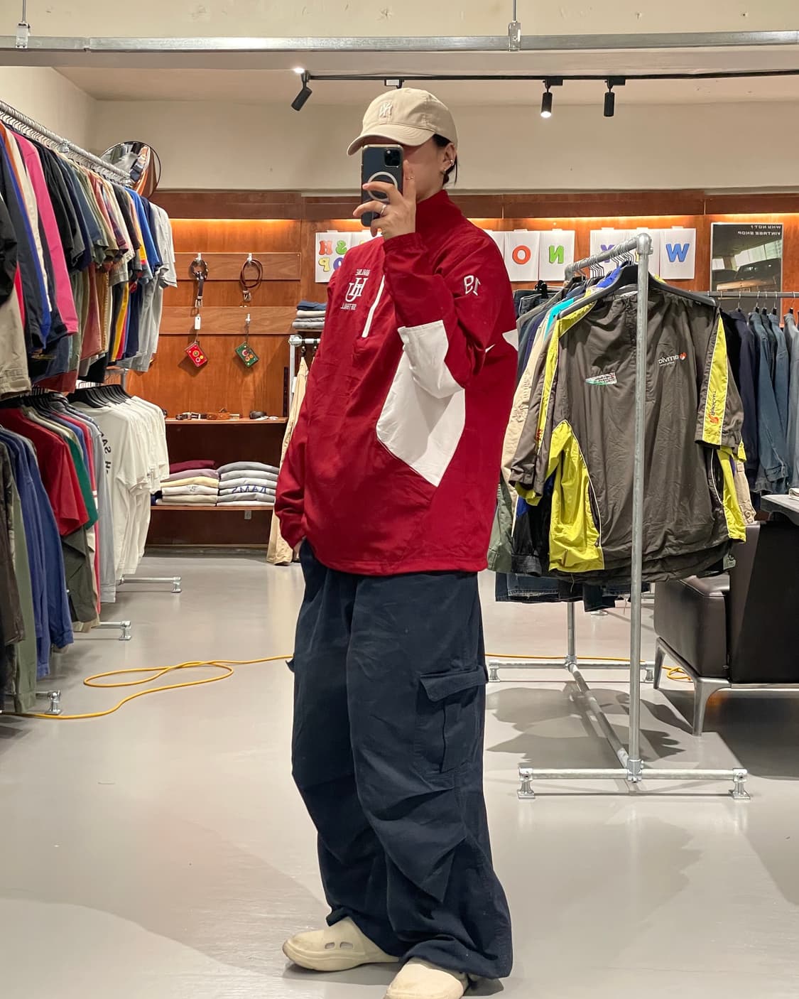 러셀 반집업 바람막이 웜업 상품이미지2