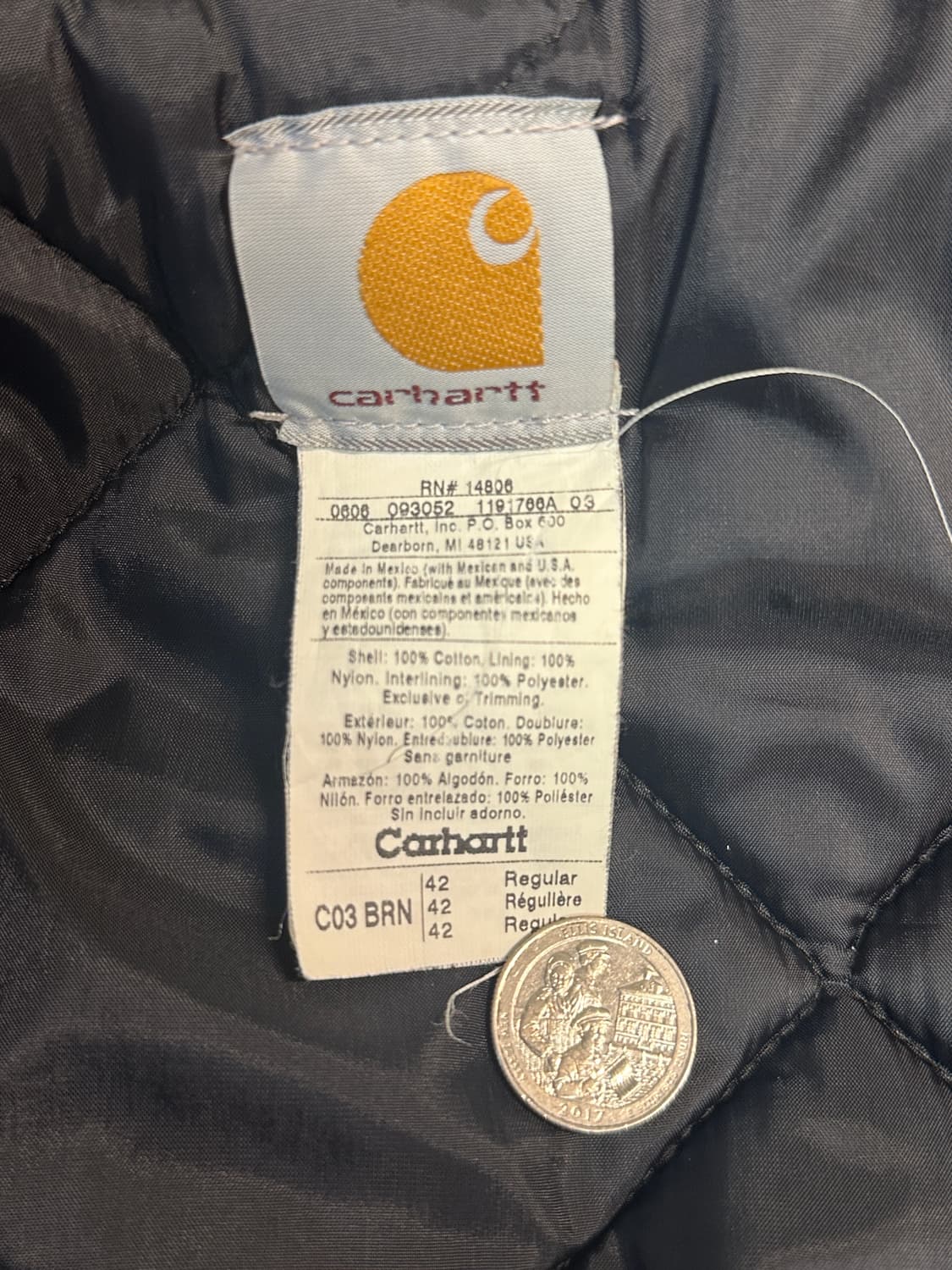 00s 칼하트 워크자켓 초어자켓 C03 42 (LARGE) 상품이미지10