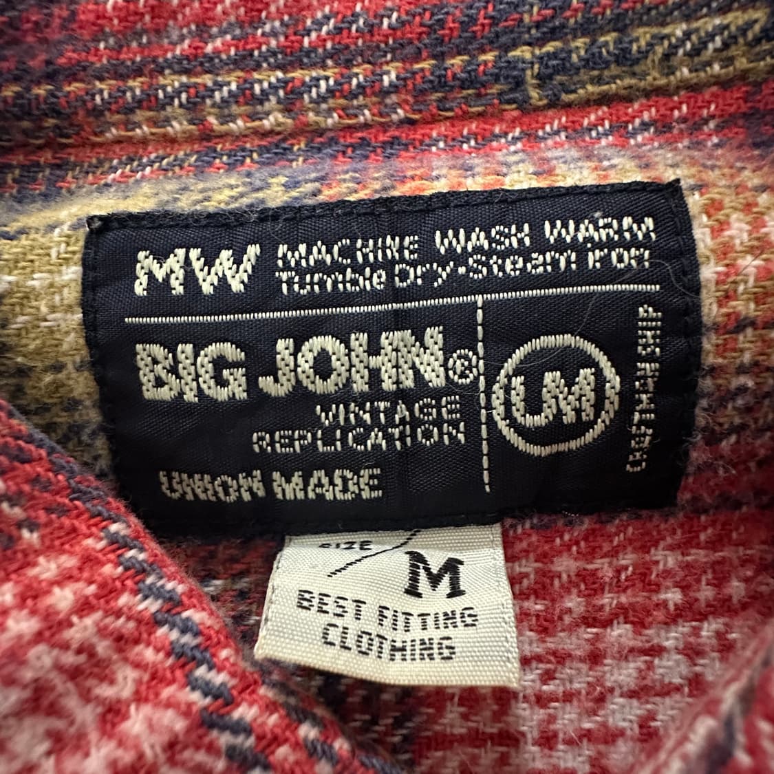 BIG JOHN heavy check shirt 상품이미지3