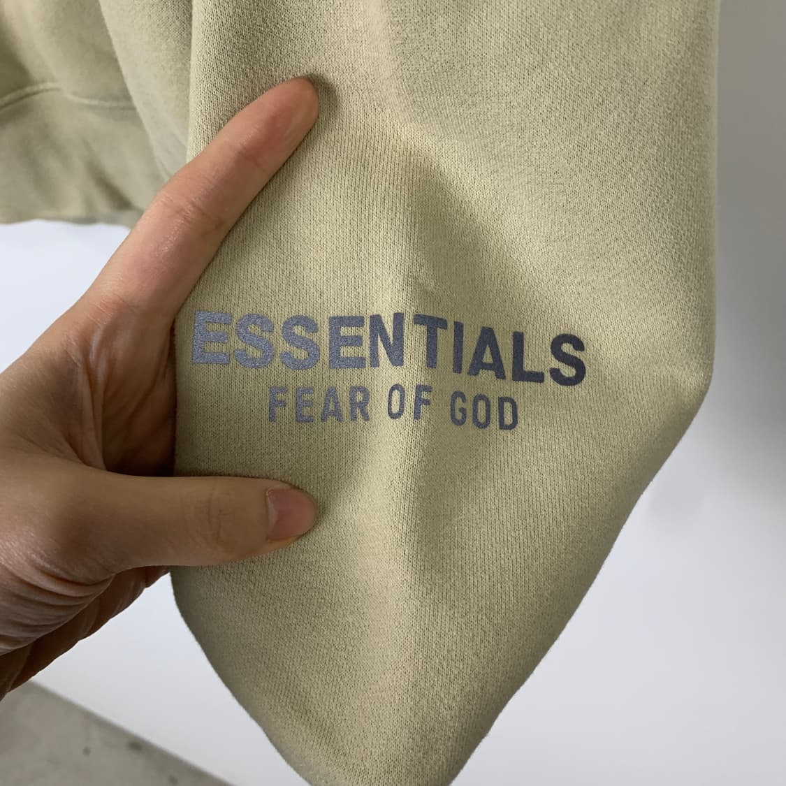 에센셜 피어오브갓 스펠아웃 베이지 스웻 후드티 상품이미지5