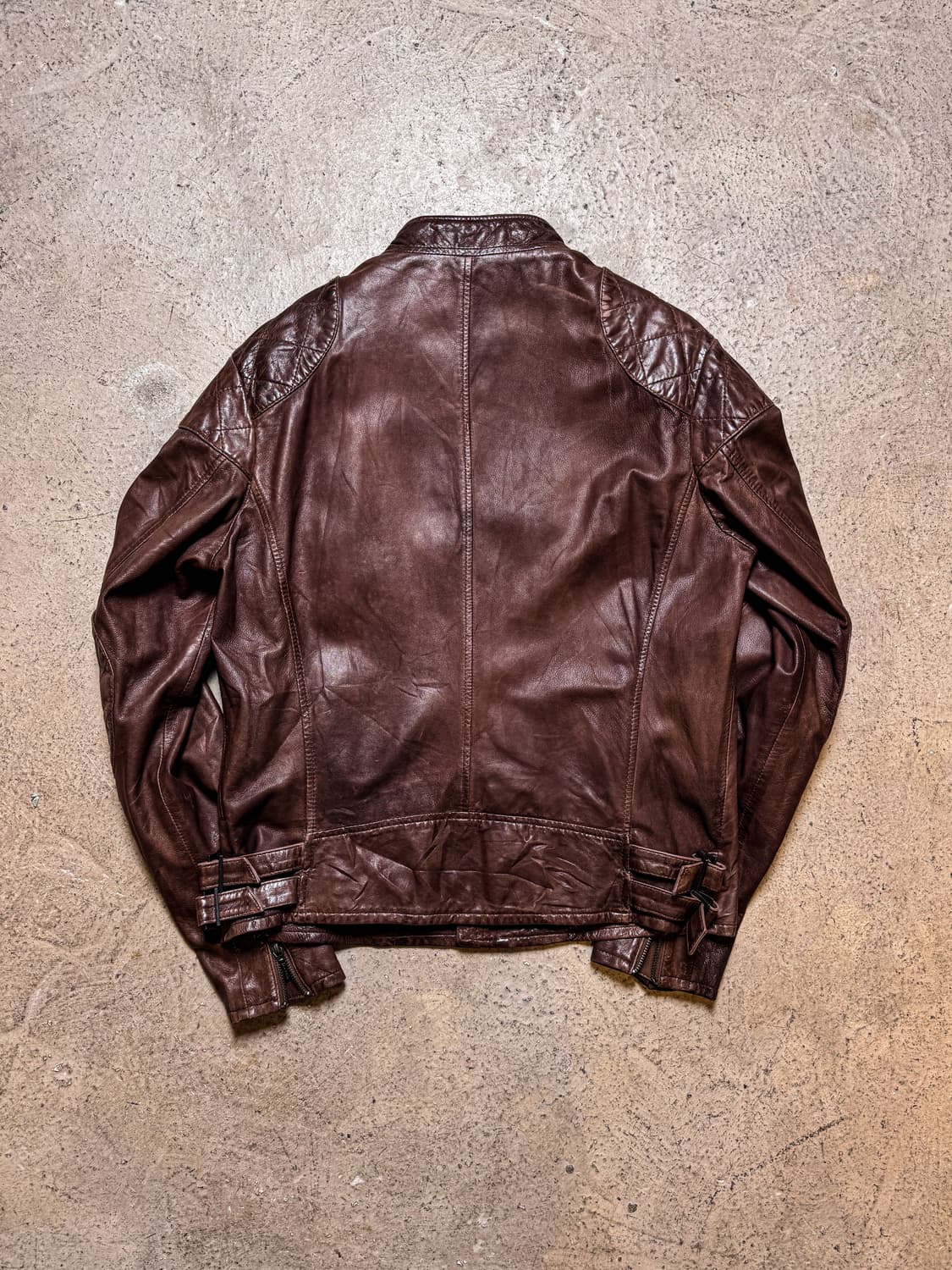 BREMA – Quilted Leather Racing Jacket 상품이미지6