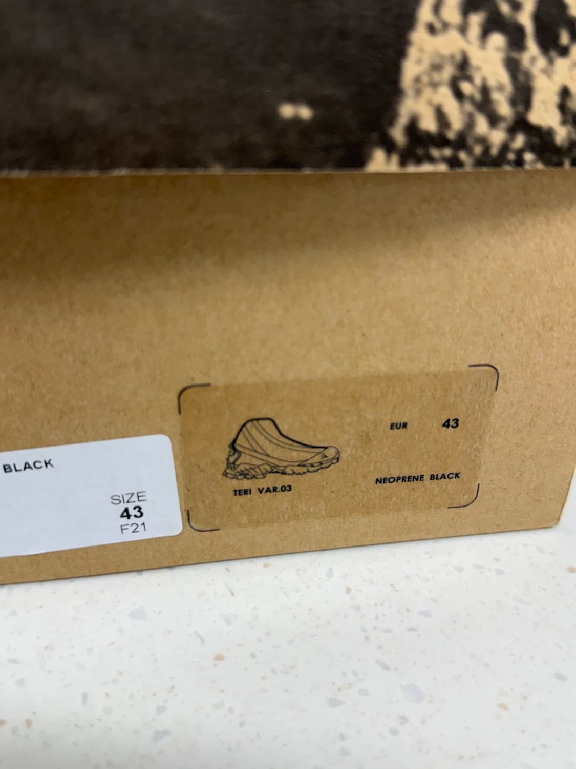 로아 하이킹 테리 블랙 43size 상품이미지5