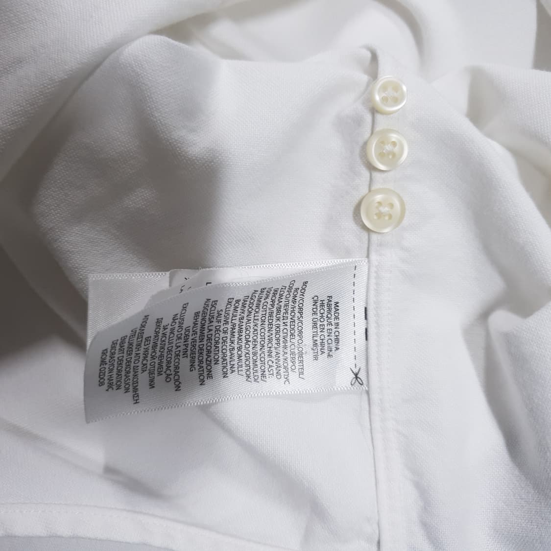 실측 XL) 폴로 랄프로렌 신형 포니 옥스포드 화이트 셔츠 남방 클래식핏 상품이미지6