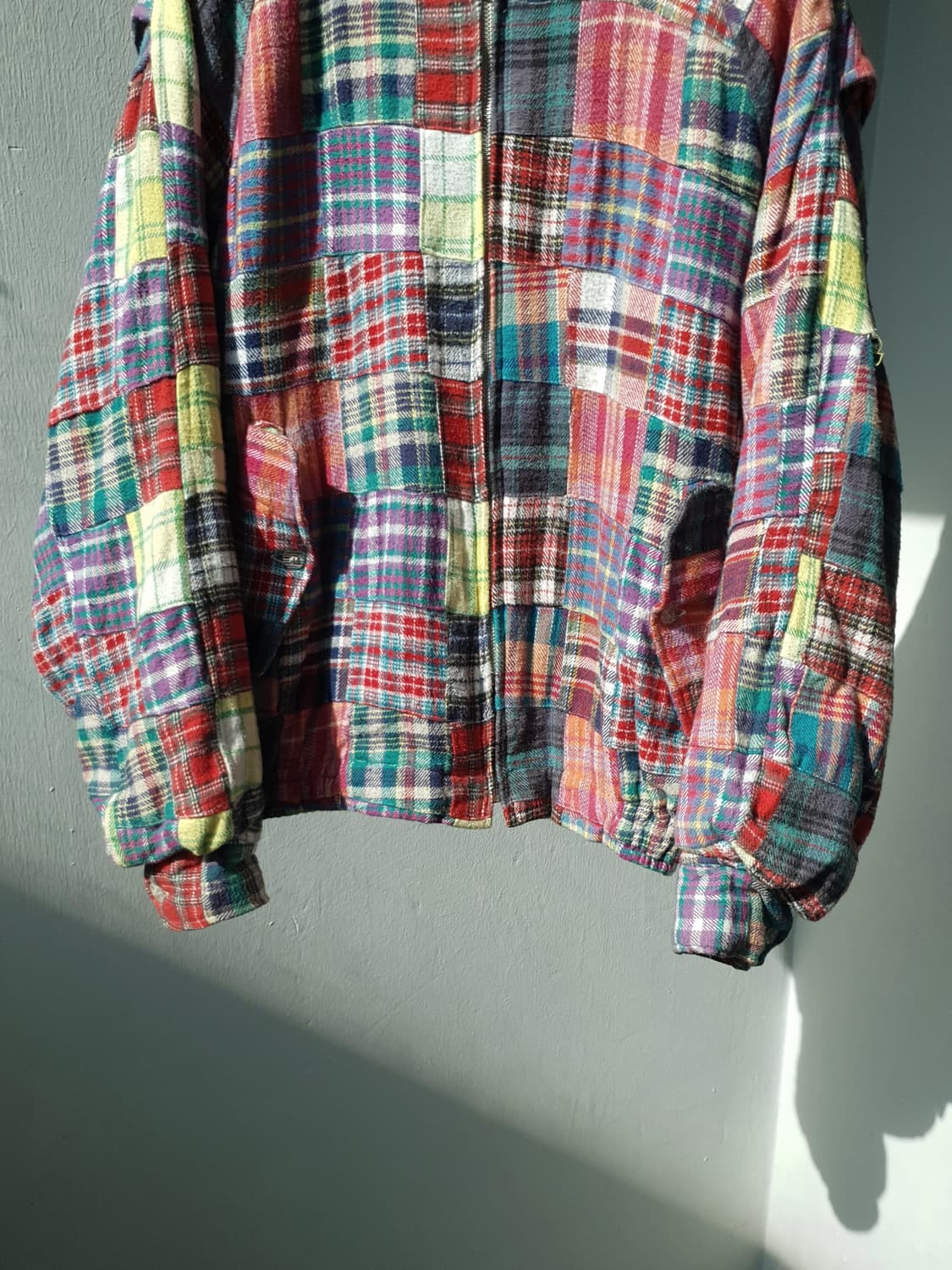 90s KEARNEYHOUSE patchwork harrington jk 상품이미지4