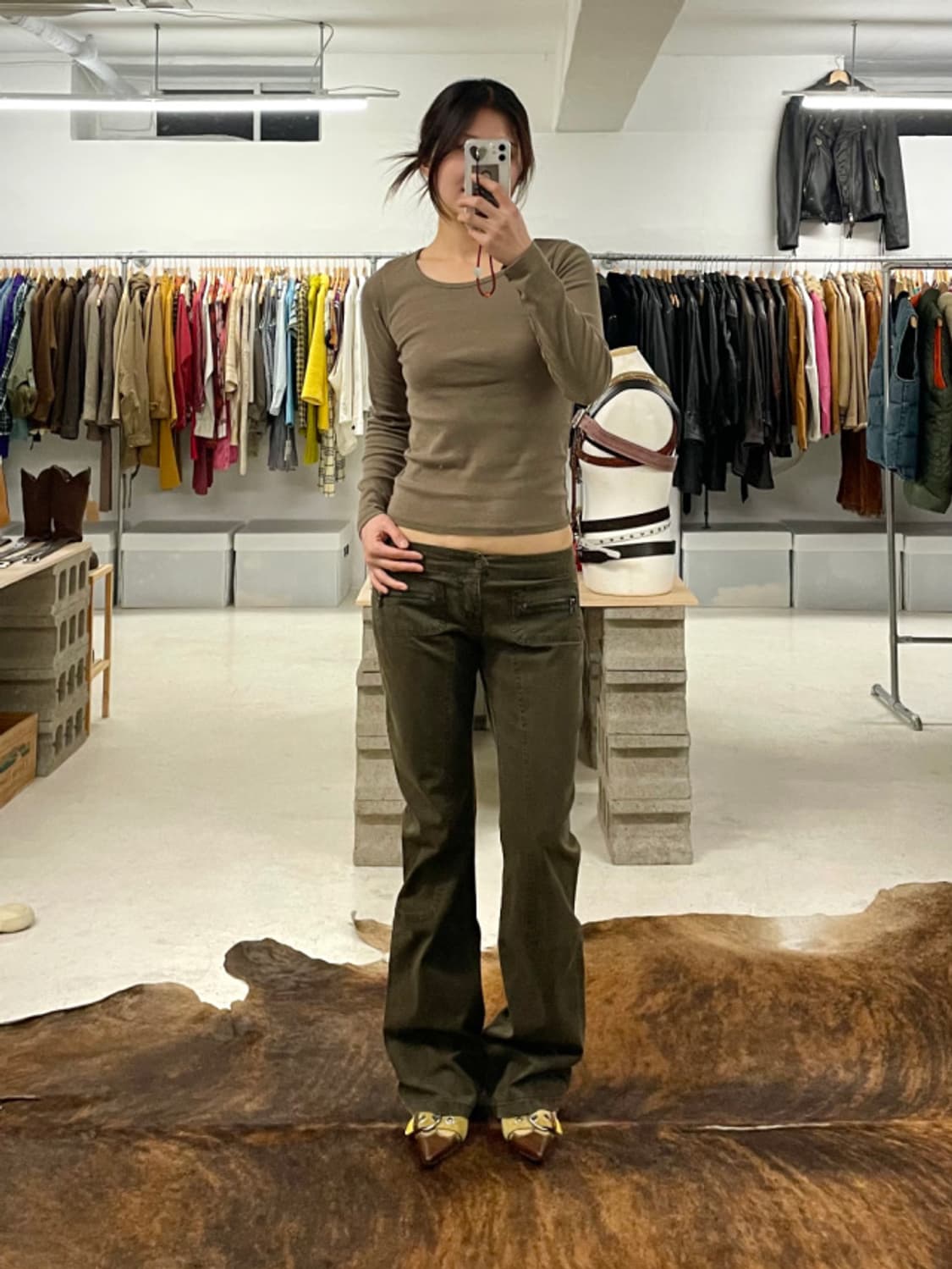 GUESS y2k low-rise boots cut pants 상품이미지2