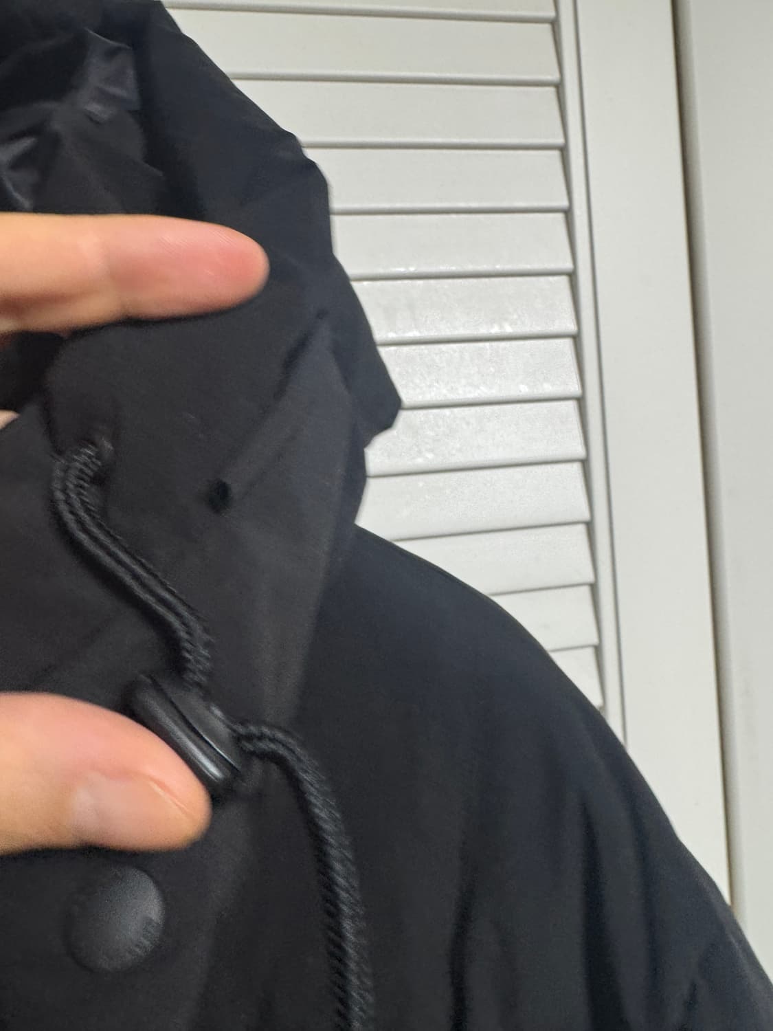 23FW 삼성물산 비이커 카라코람느낌 패딩 블랙 100~105 상품이미지3